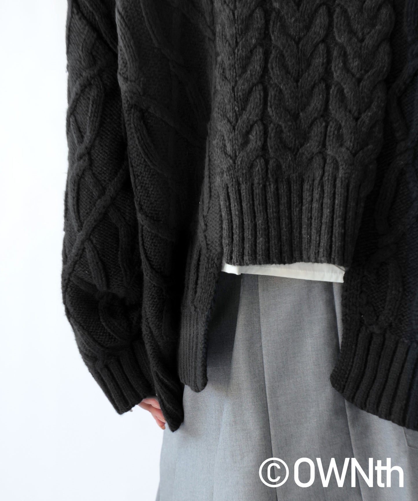 Cable Knitted Knit Ladies