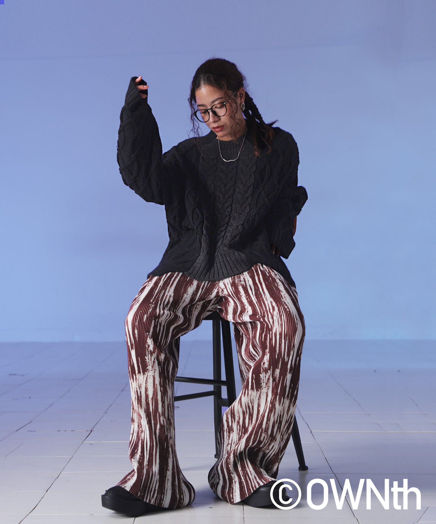 Cable Knitted Knit Ladies