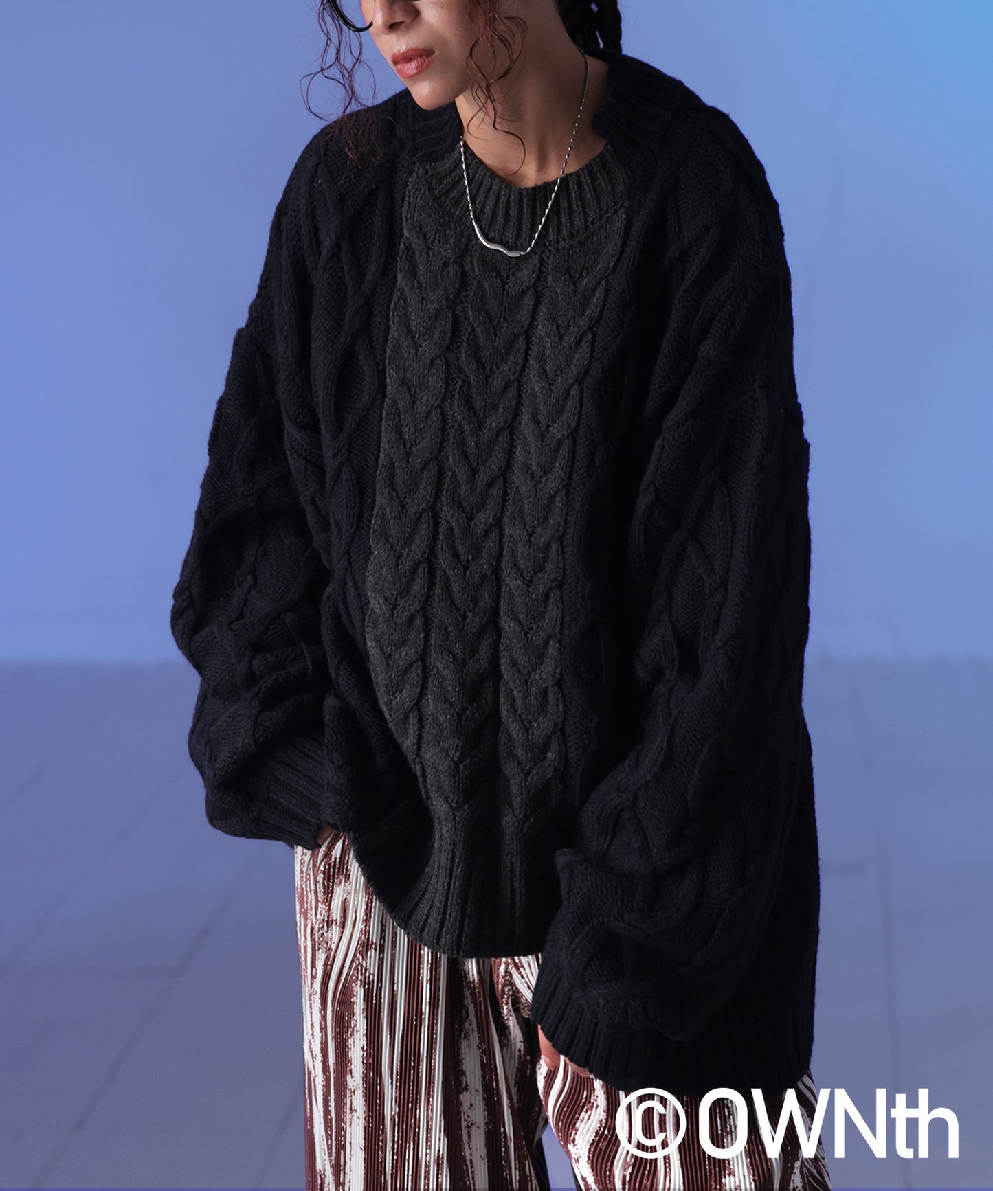 Cable Knitted Knit Ladies