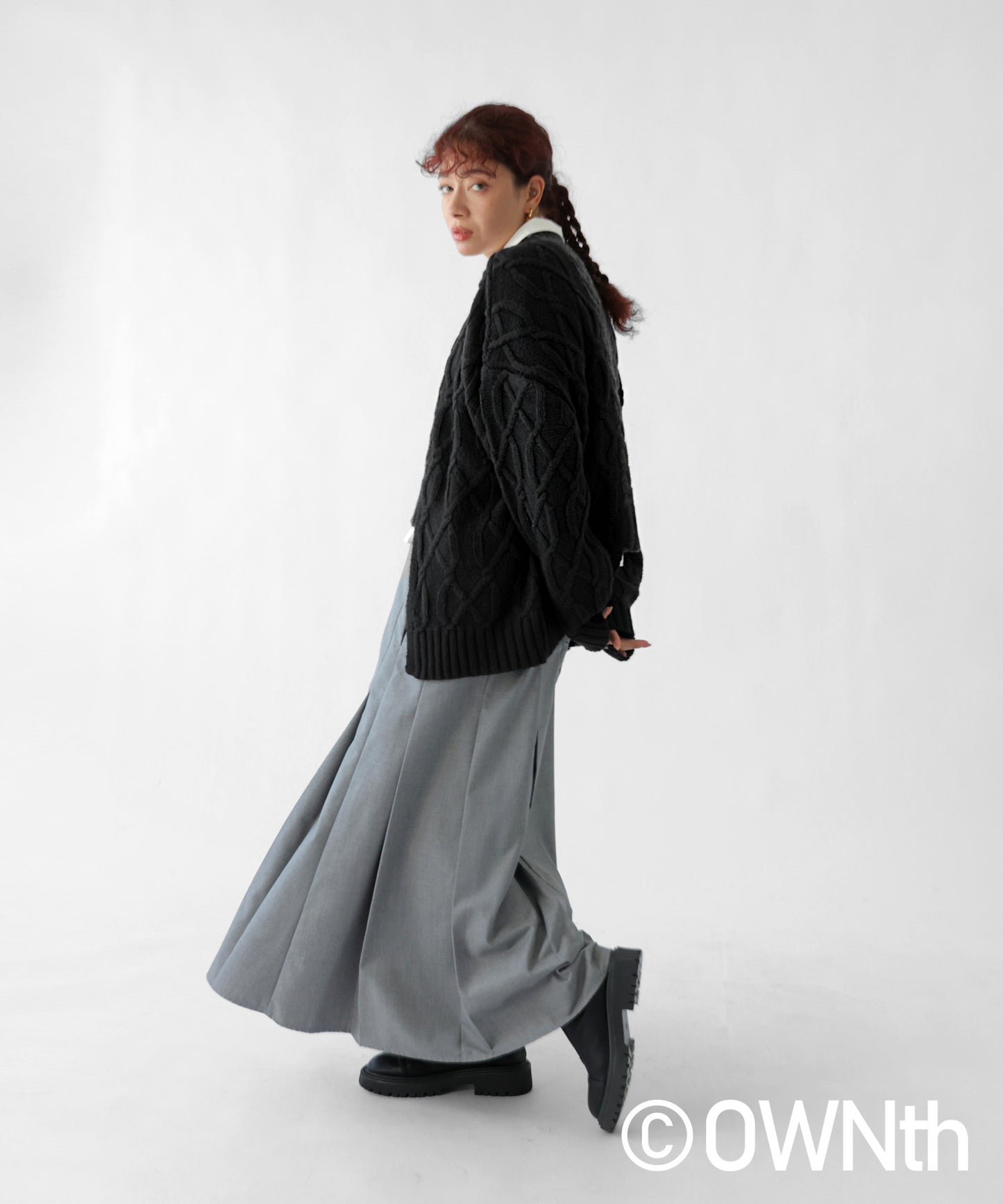 Cable Knitted Knit Ladies