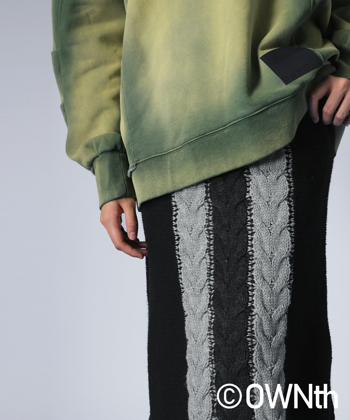 Cable Knit Skirt Ladies