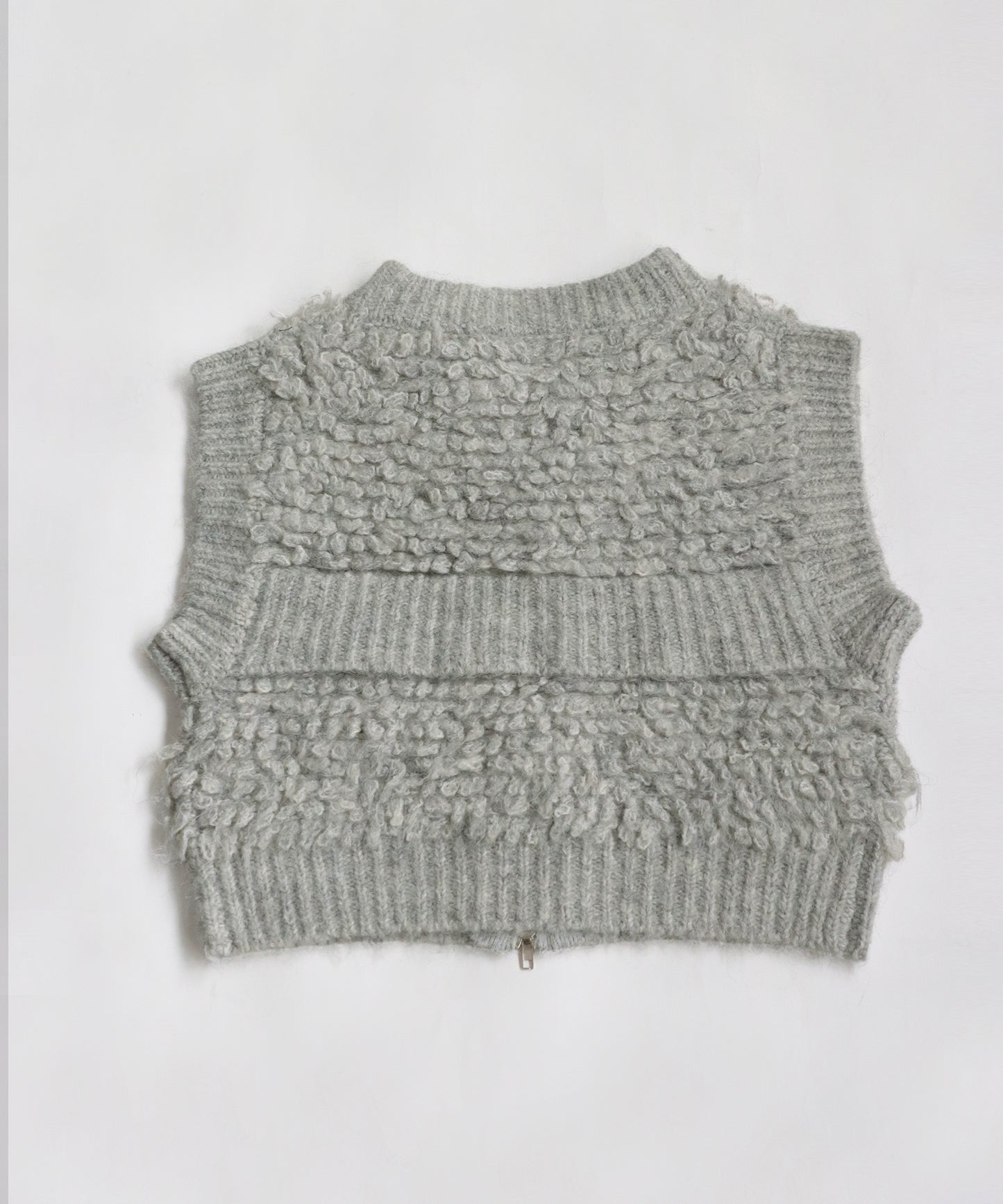 Loop Fringe Knit Vest Ladies