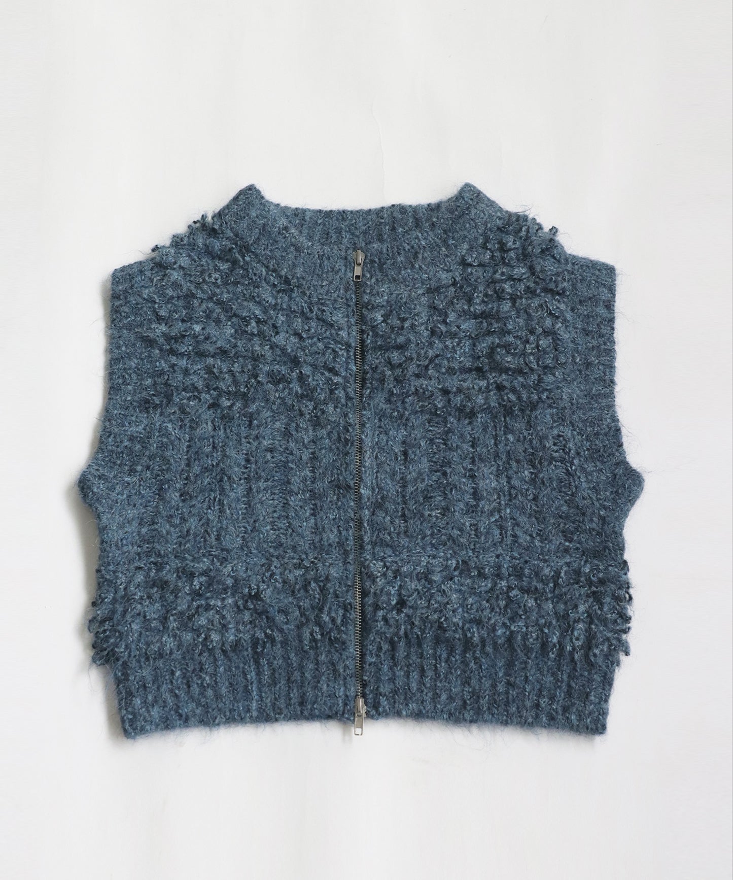 Loop Fringe Knit Vest Ladies