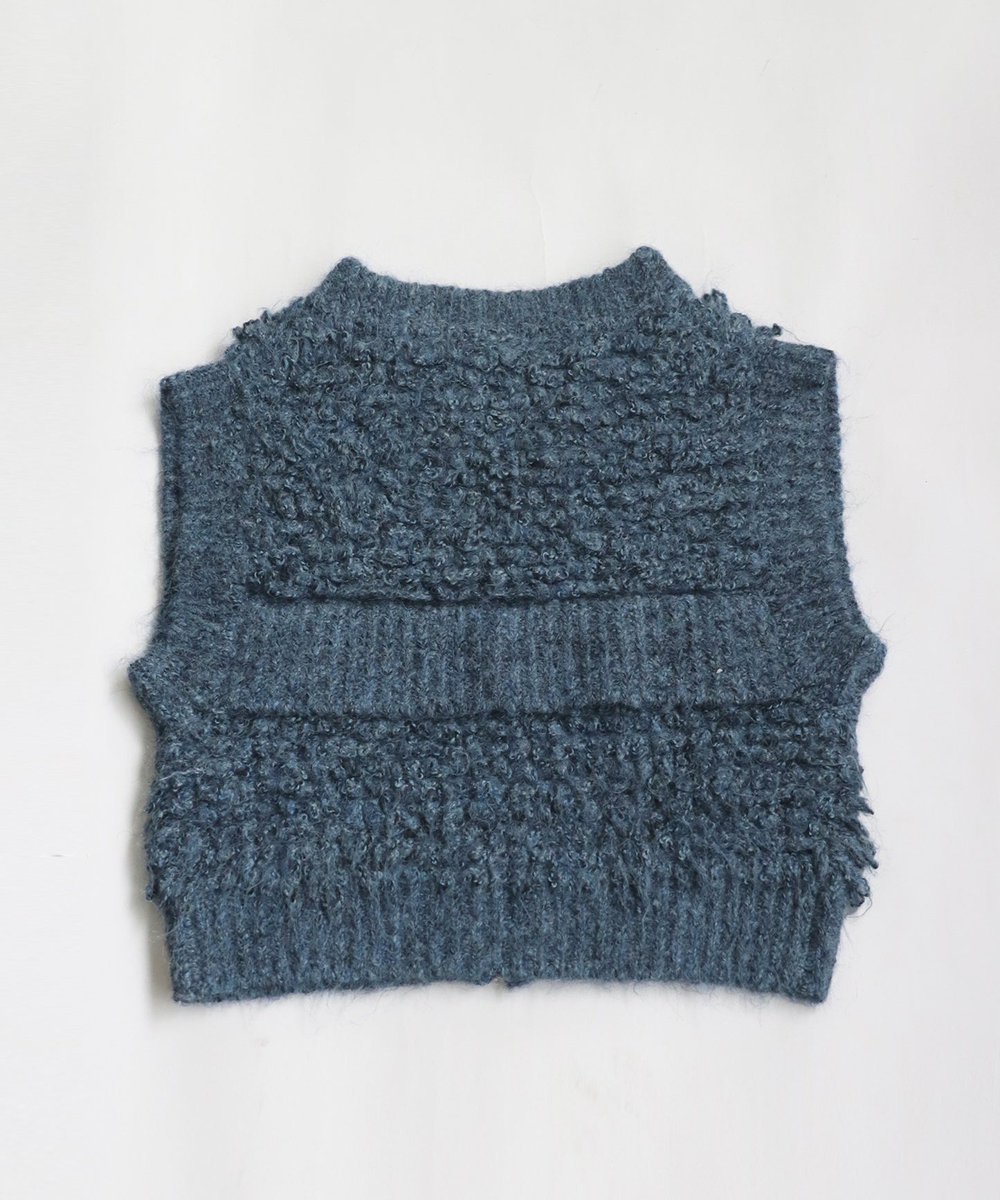 Loop Fringe Knit Vest Ladies