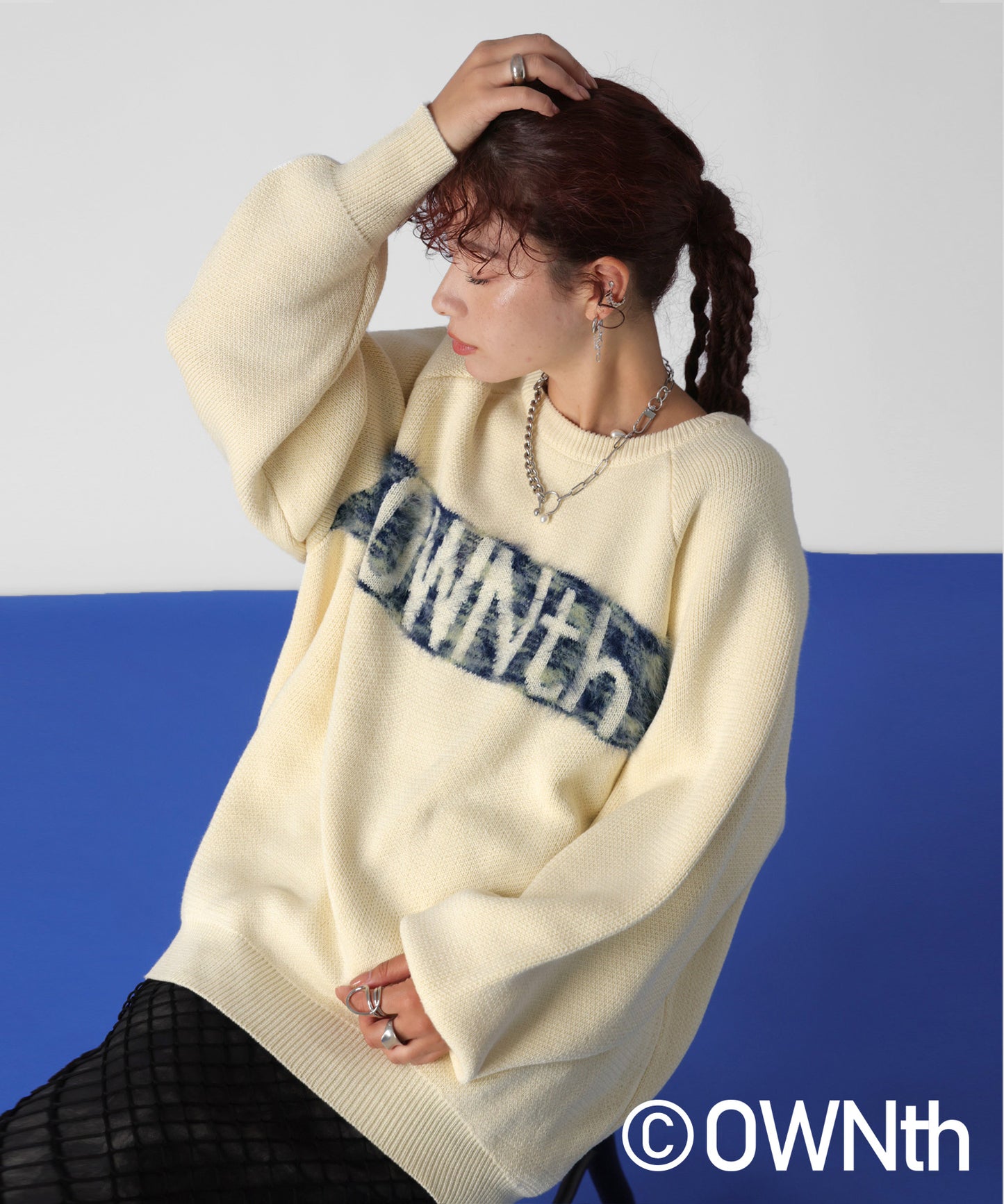 OWNth Logo Fur Knit Unisex