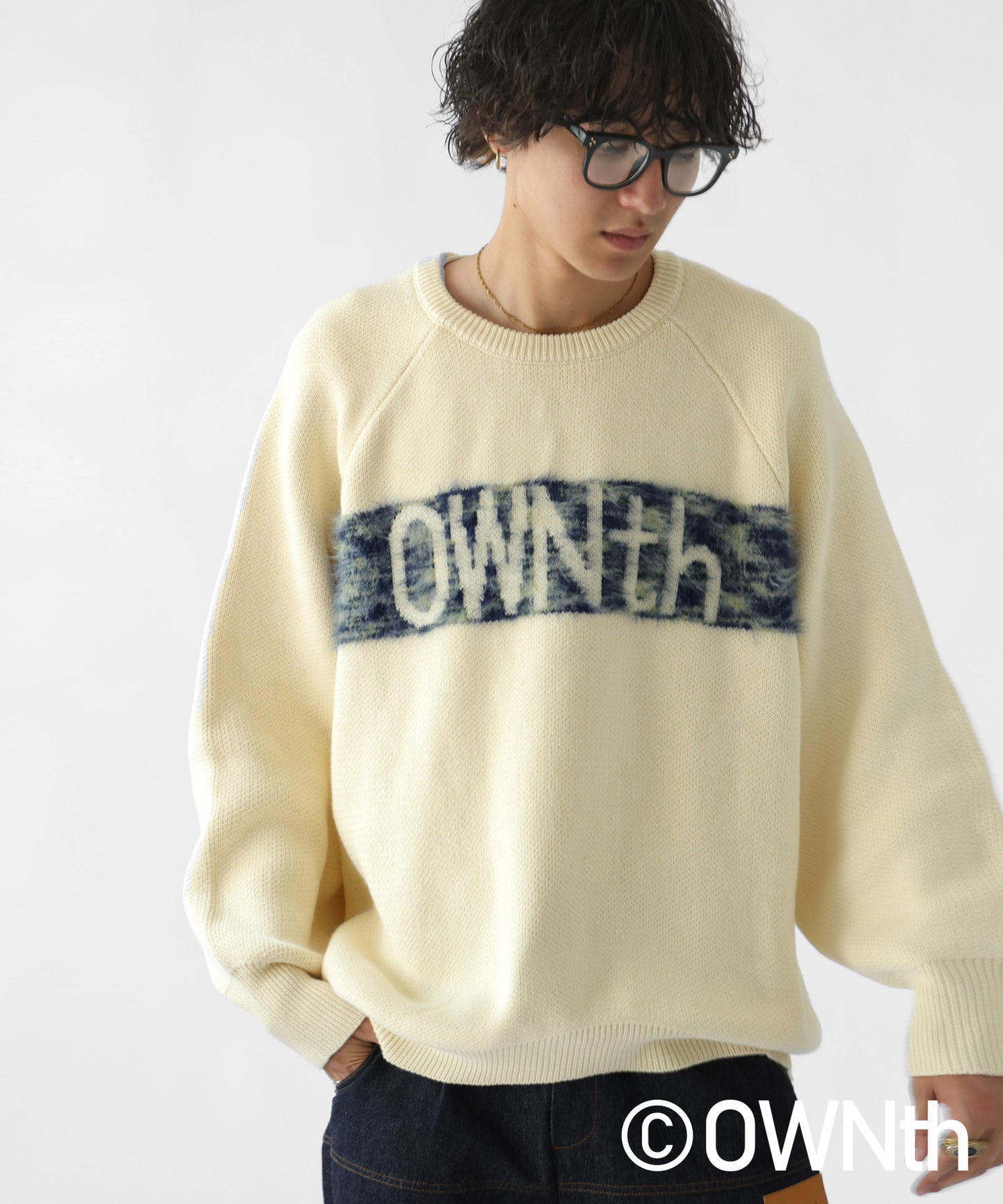 OWNth Logo Fur Knit Unisex