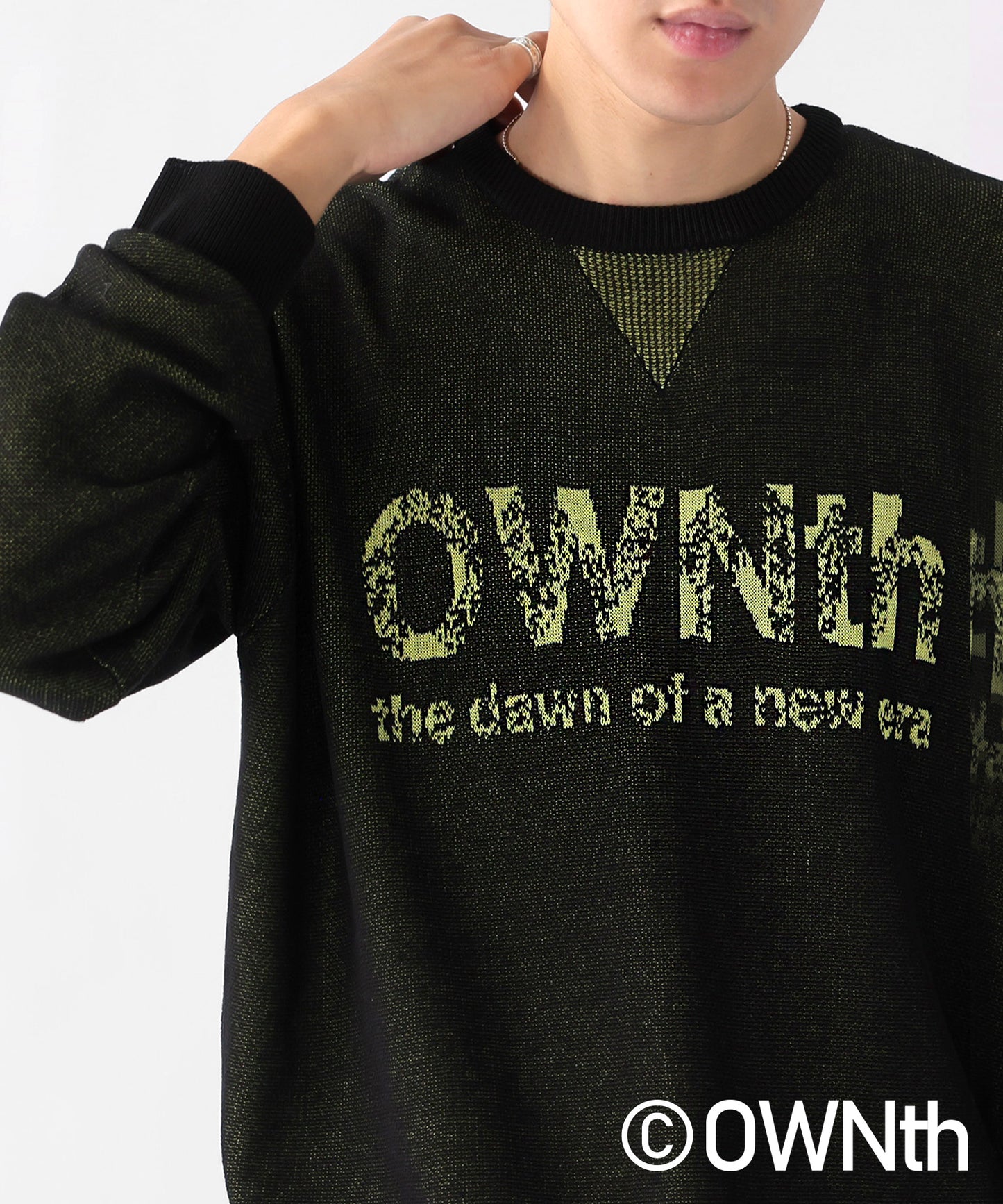 OWNth Gradient OWNth Logo Knit Tops Ladies