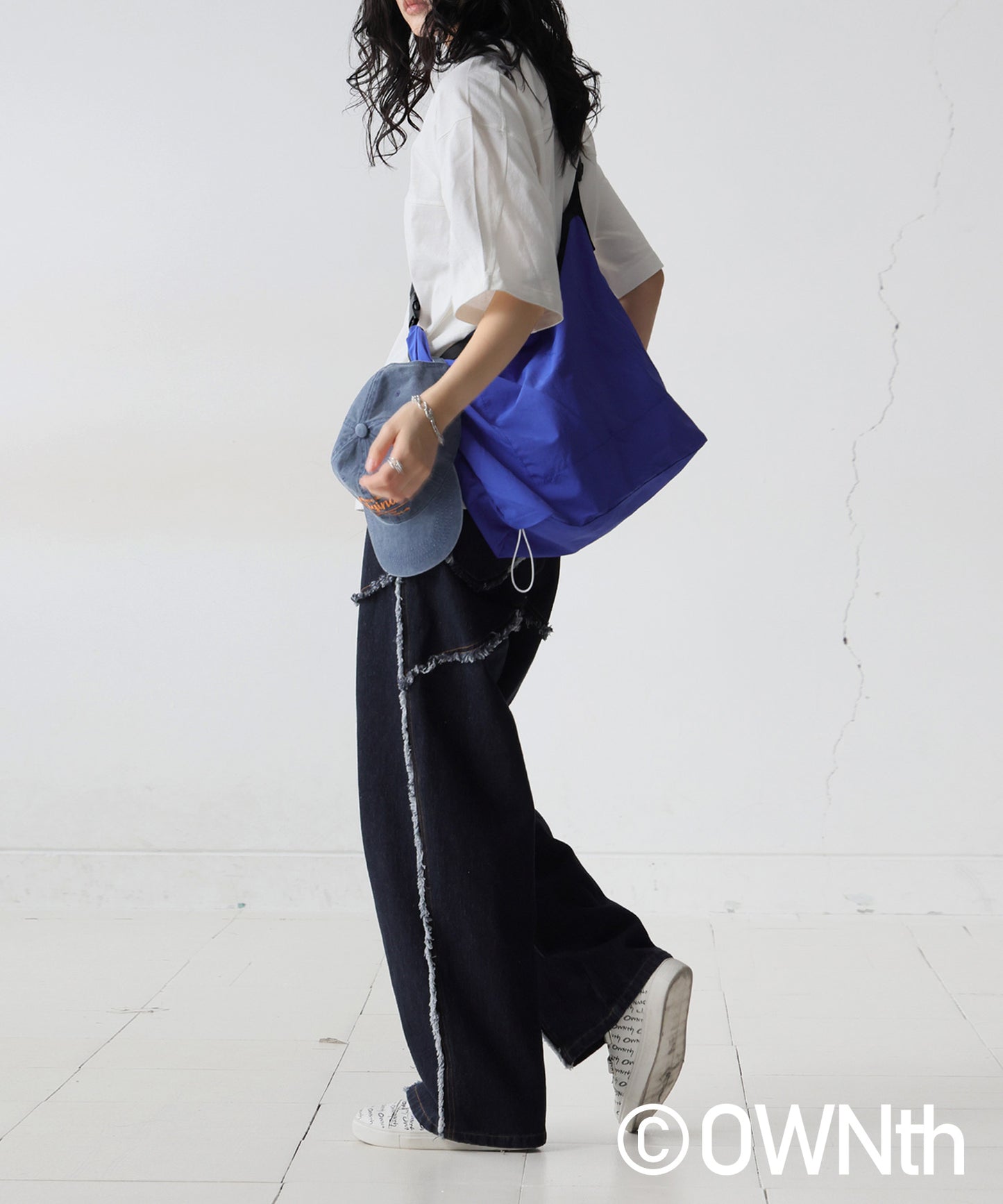 OWNth Unisex Rib Switching Design T-Shirt