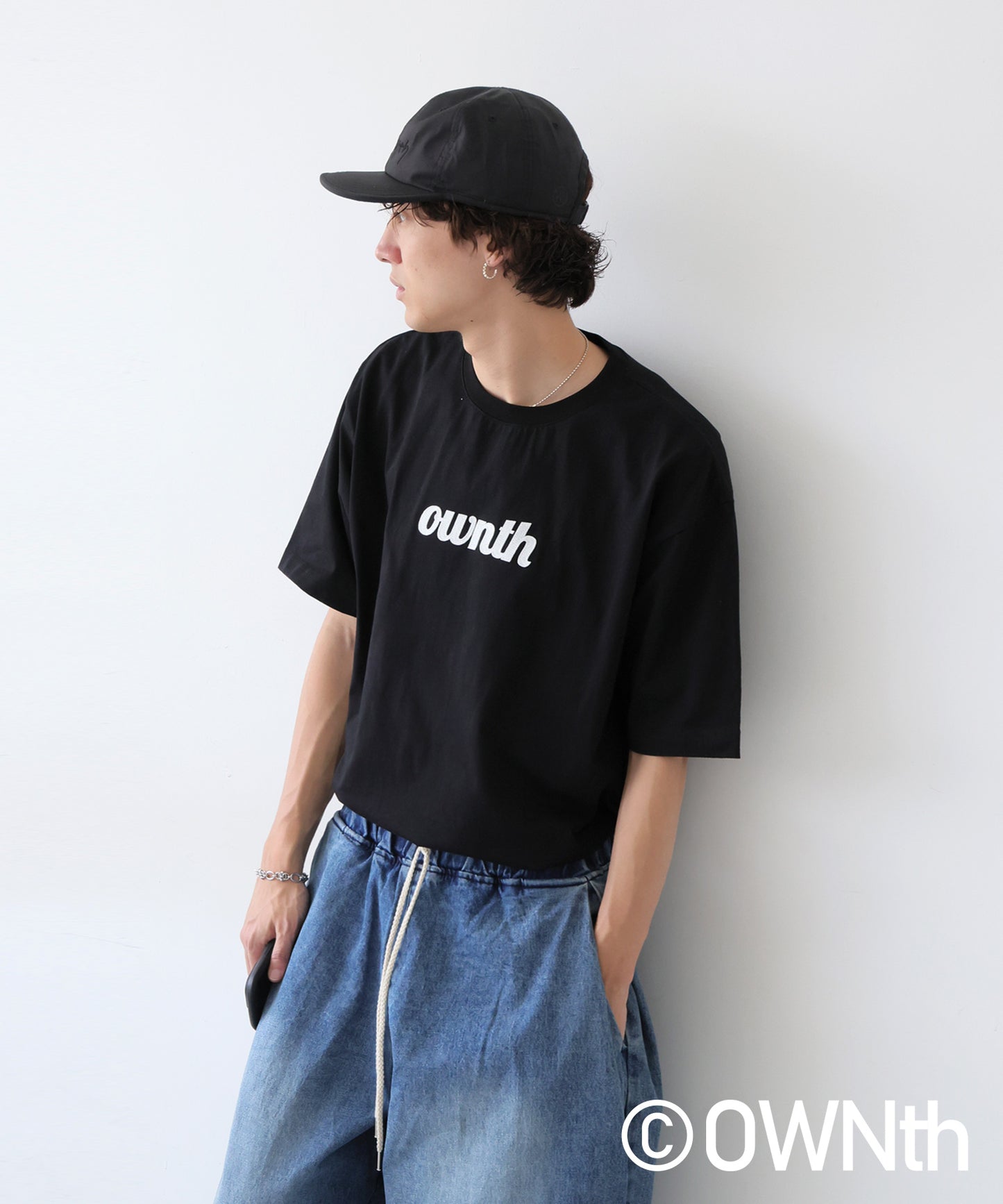 OWNth Ladies Felt Logo Embroidered T-Shirt