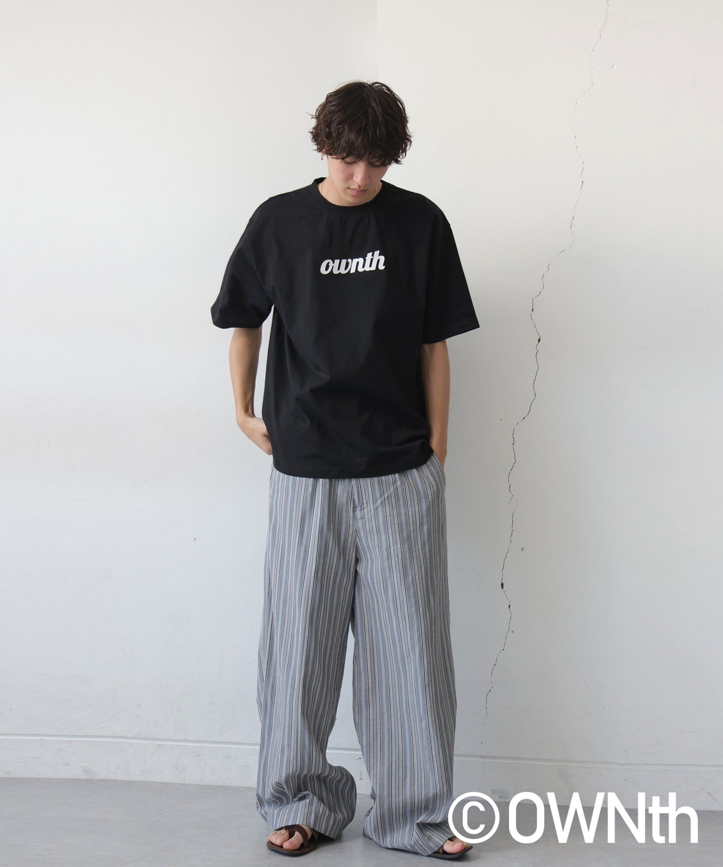 OWNth Ladies Felt Logo Embroidered T-Shirt