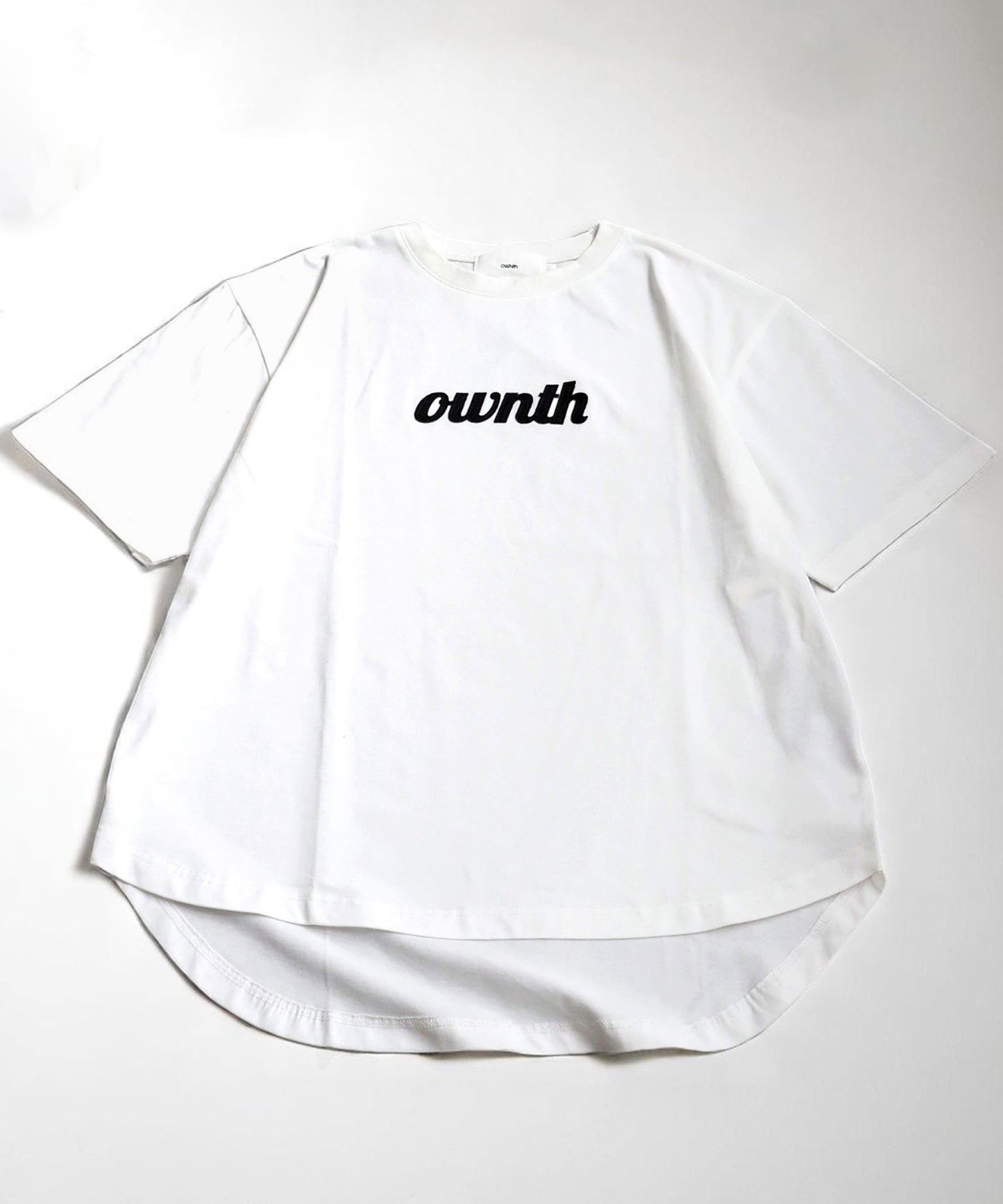 OWNth Ladies Felt Logo Embroidered T-Shirt