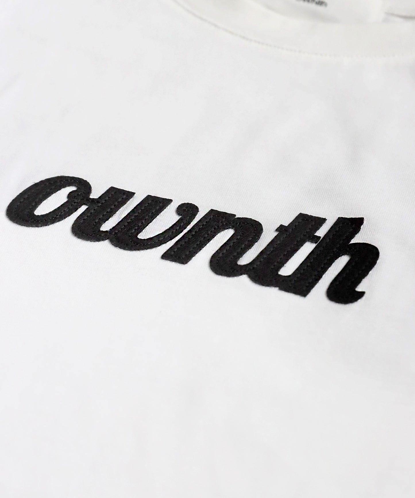 OWNth Ladies Felt Logo Embroidered T-Shirt