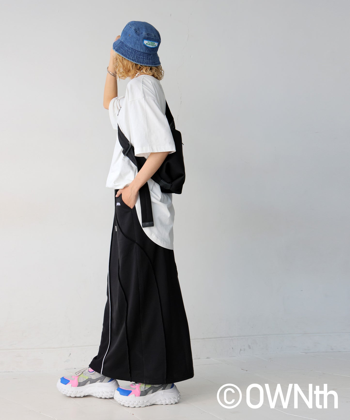 OWNth Ladies Felt Logo Embroidered T-Shirt