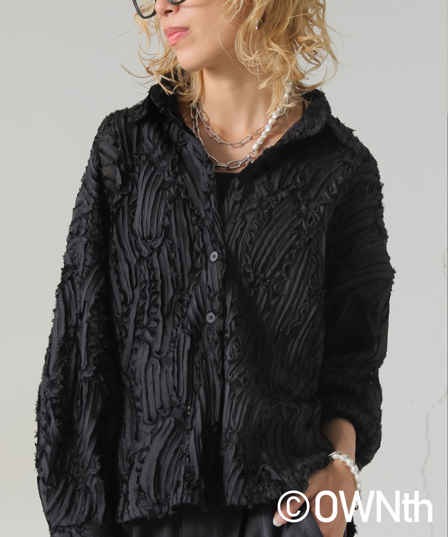 OWNth Tape Design Shirt Ladies