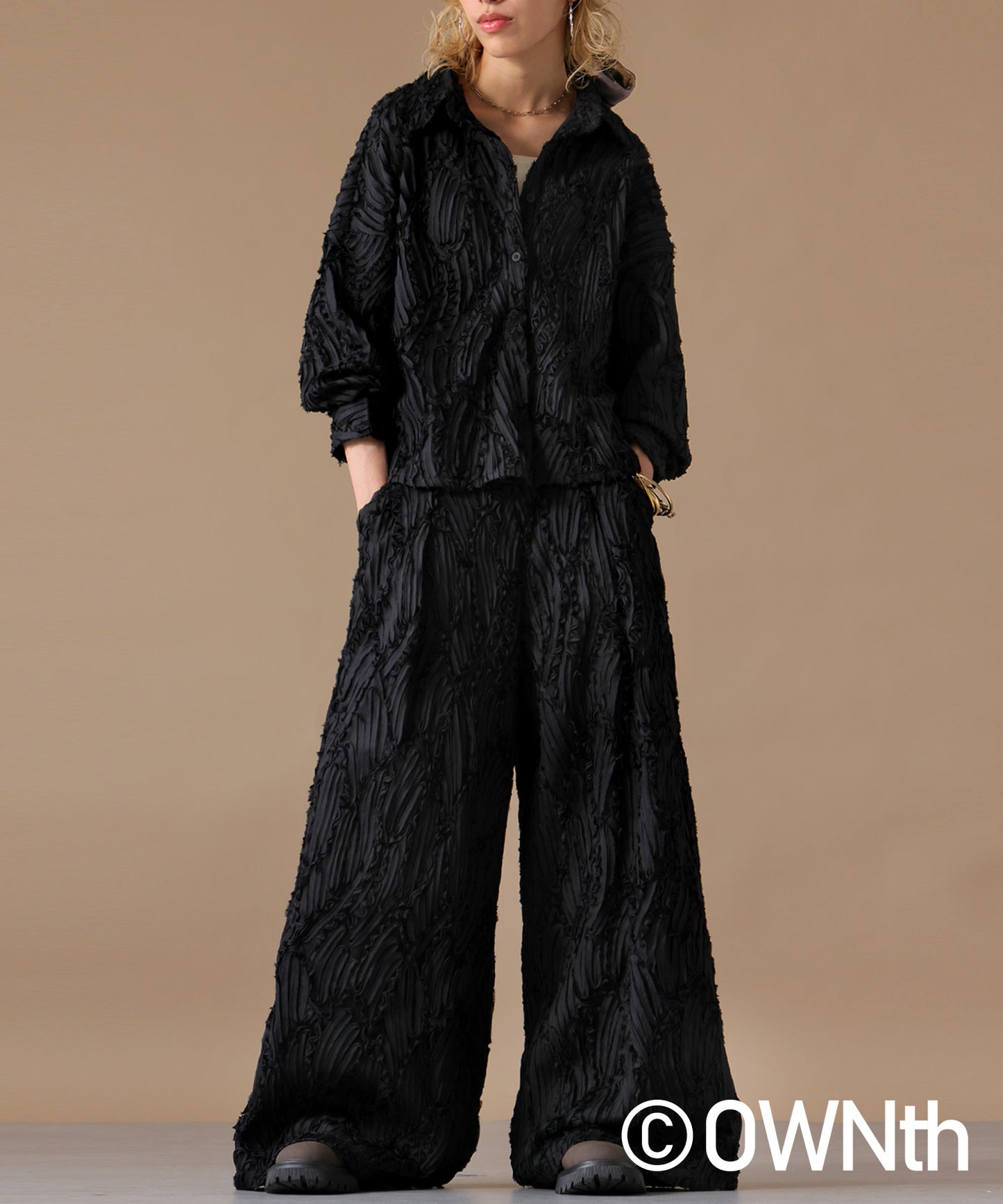 OWNth Tape Design Shirt Ladies