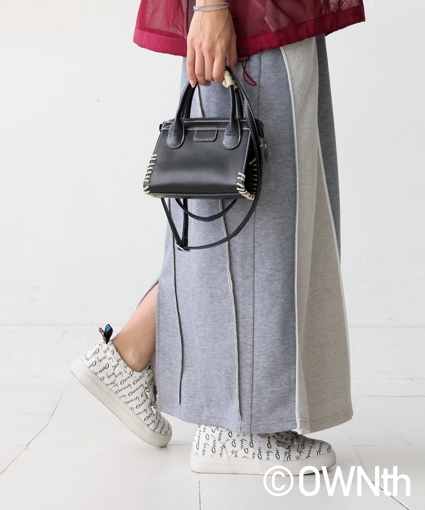 OWNth Ladies Fleece Linking Design Skirt