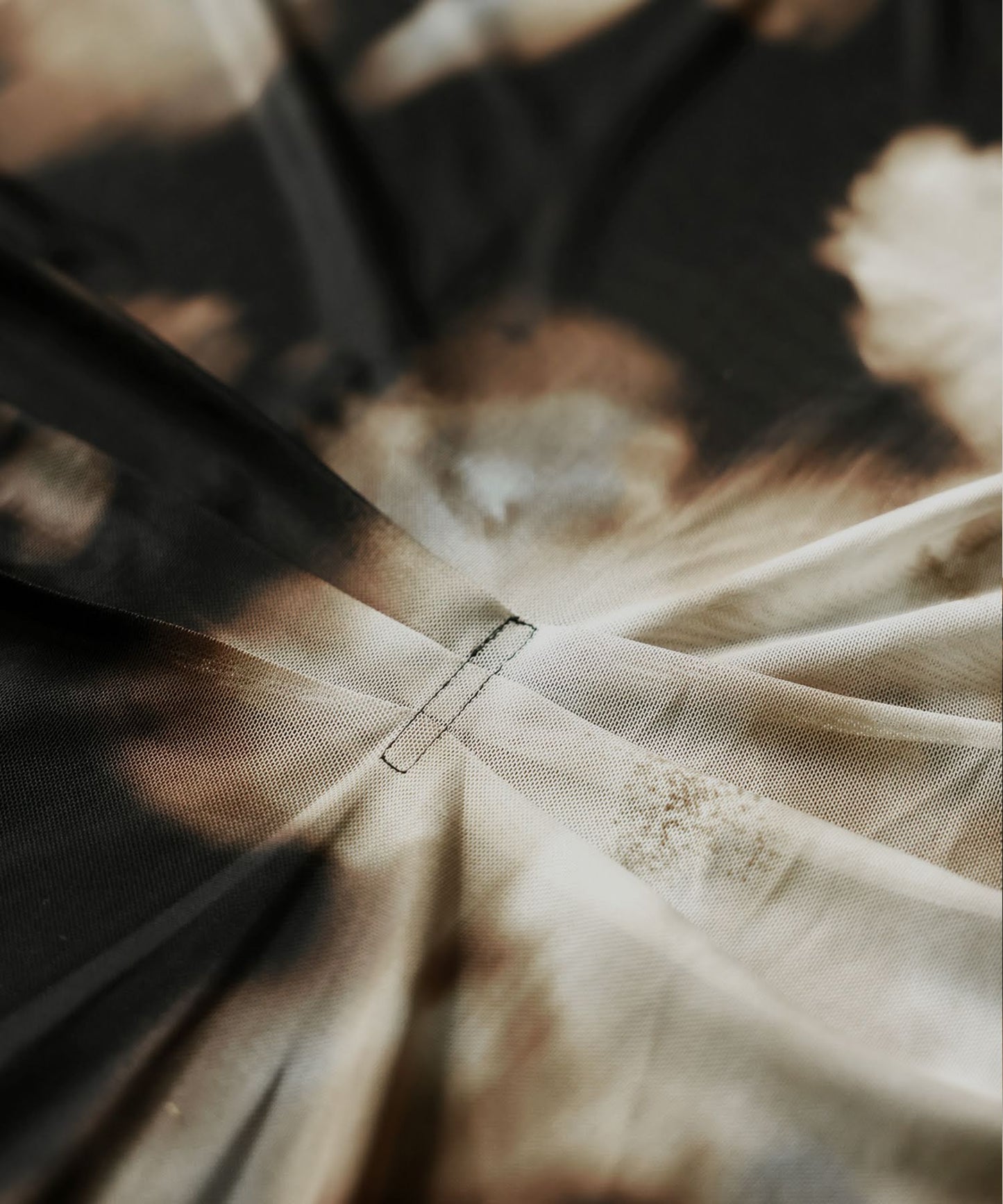 Sheer Art Print Dress Ladies