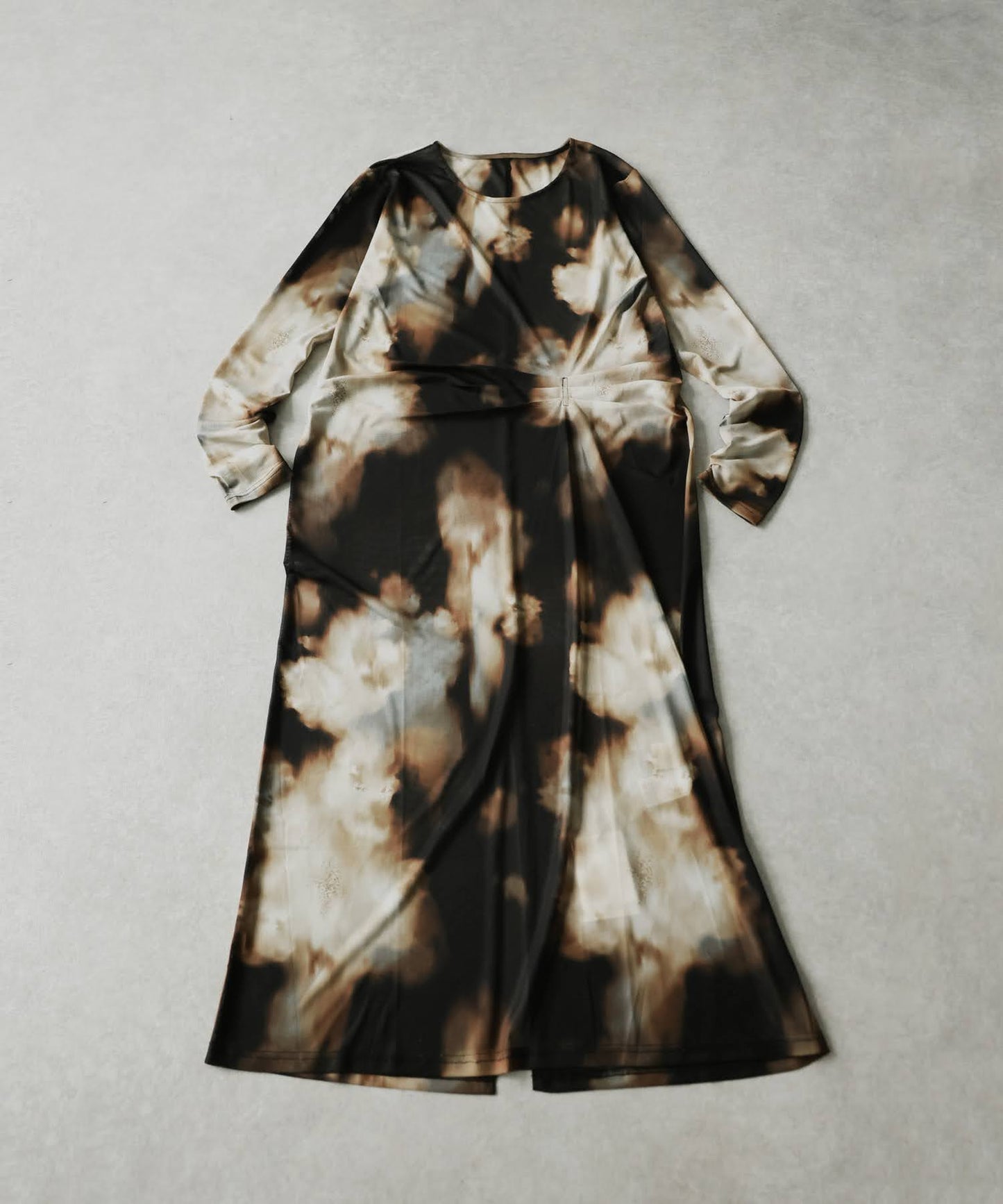 Sheer Art Print Dress Ladies