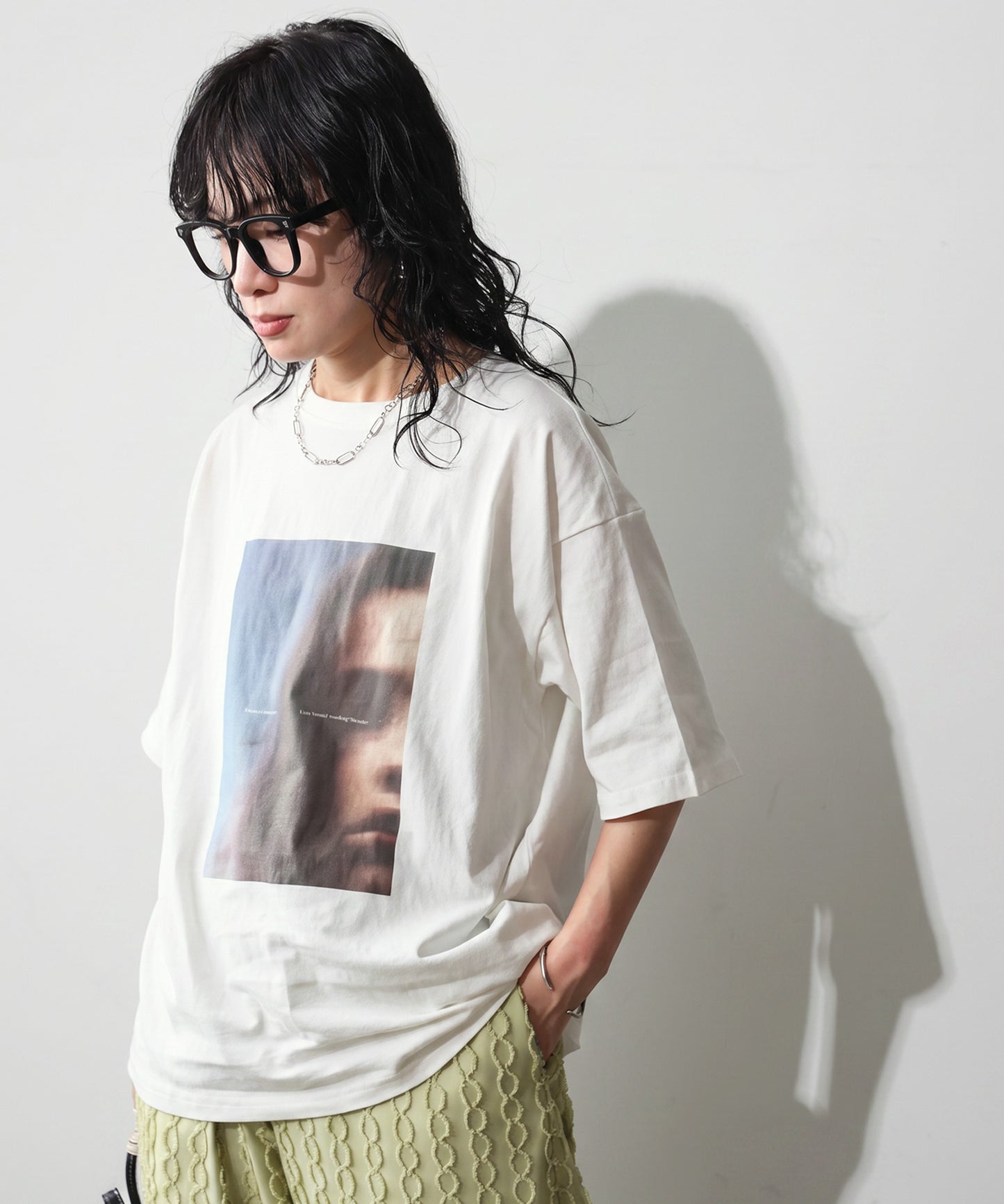 OWNth Sheer Photo Print Tulle T-Shirt Ladies