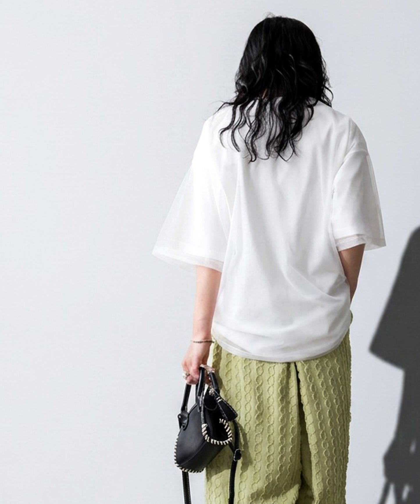 OWNth Sheer Photo Print Tulle T-Shirt Ladies