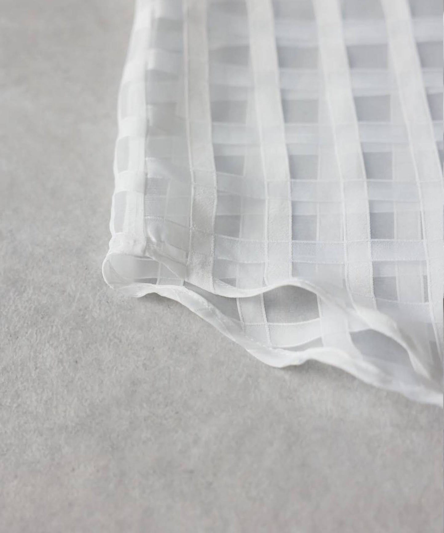 Checked Sheer Shirt Ladies