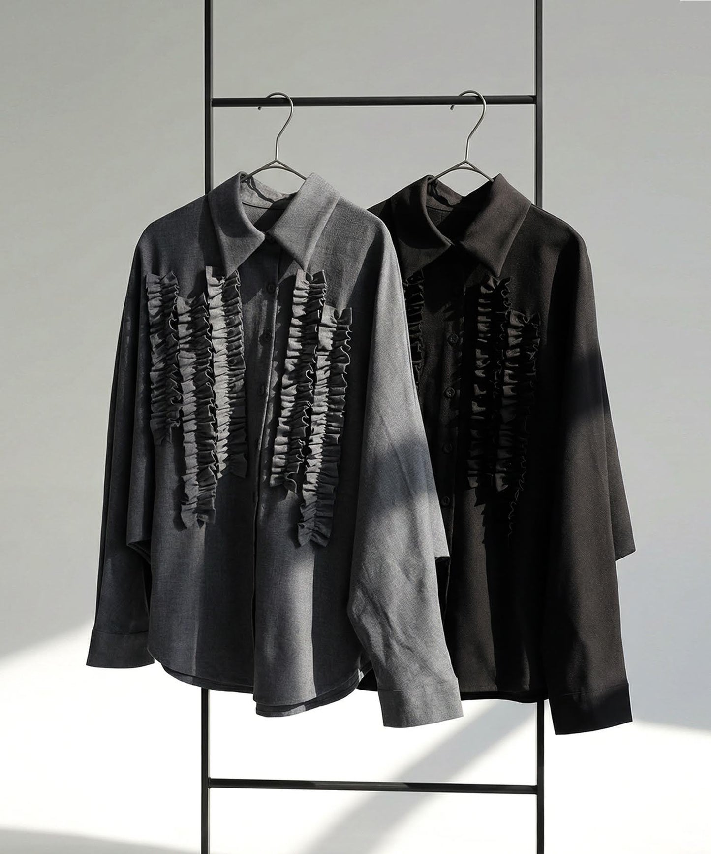 Ruffle Design Shirt Ladies