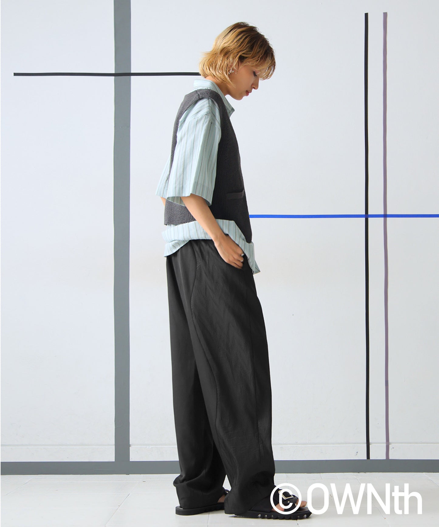 Wave Switching Pants Unisex