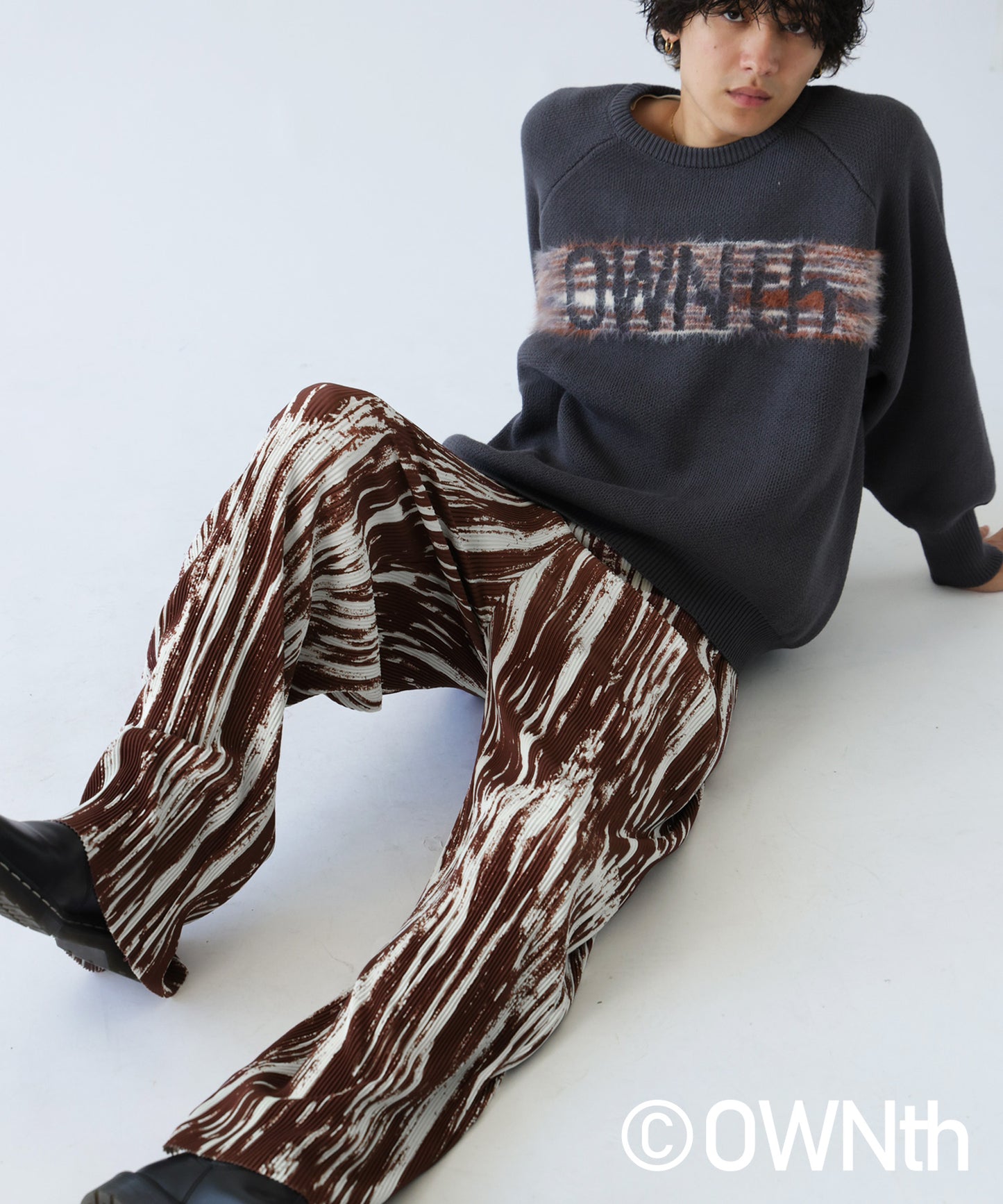 Self-Cut Pattern Pants Unisex