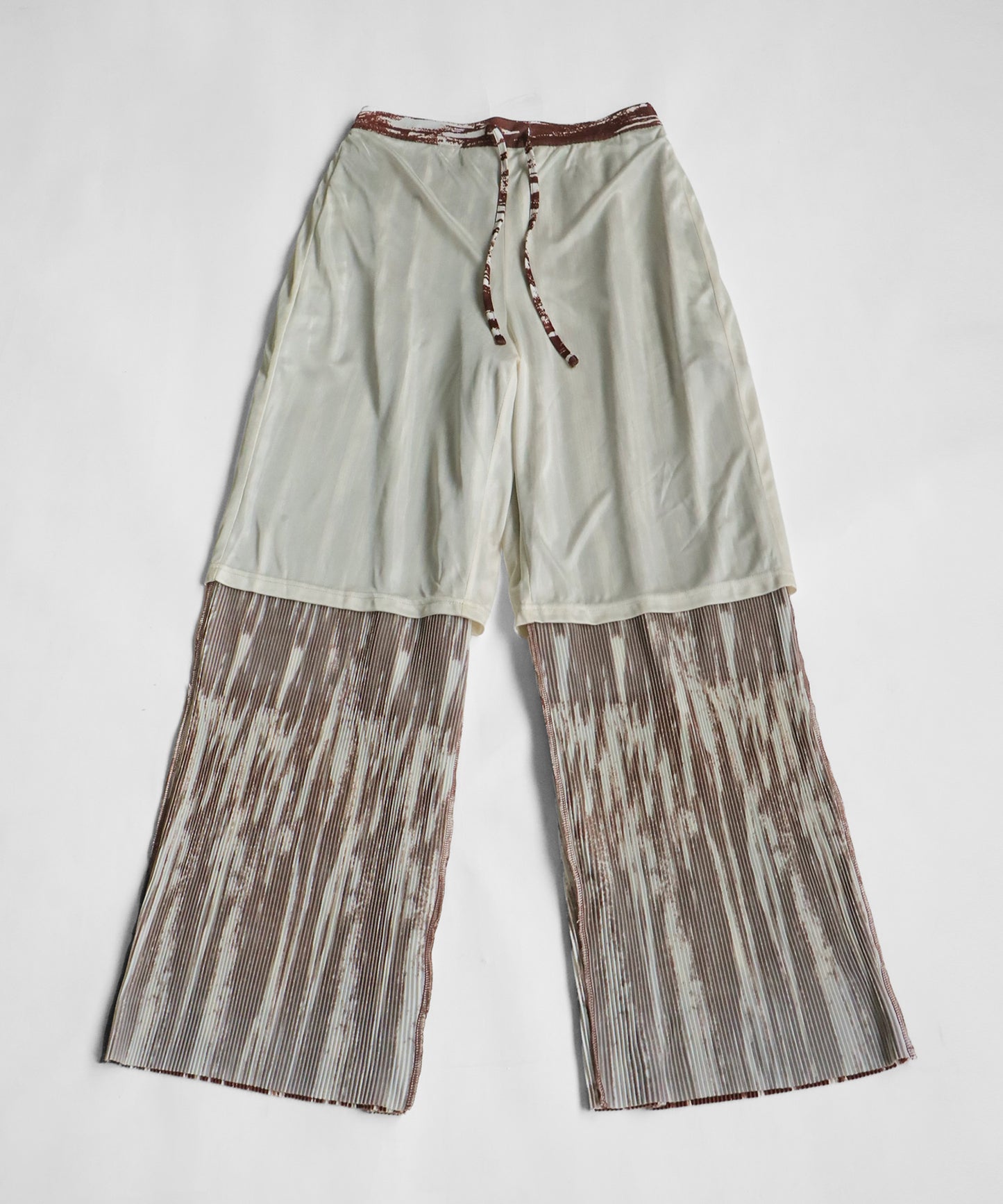 Self-Cut Pattern Pants Unisex