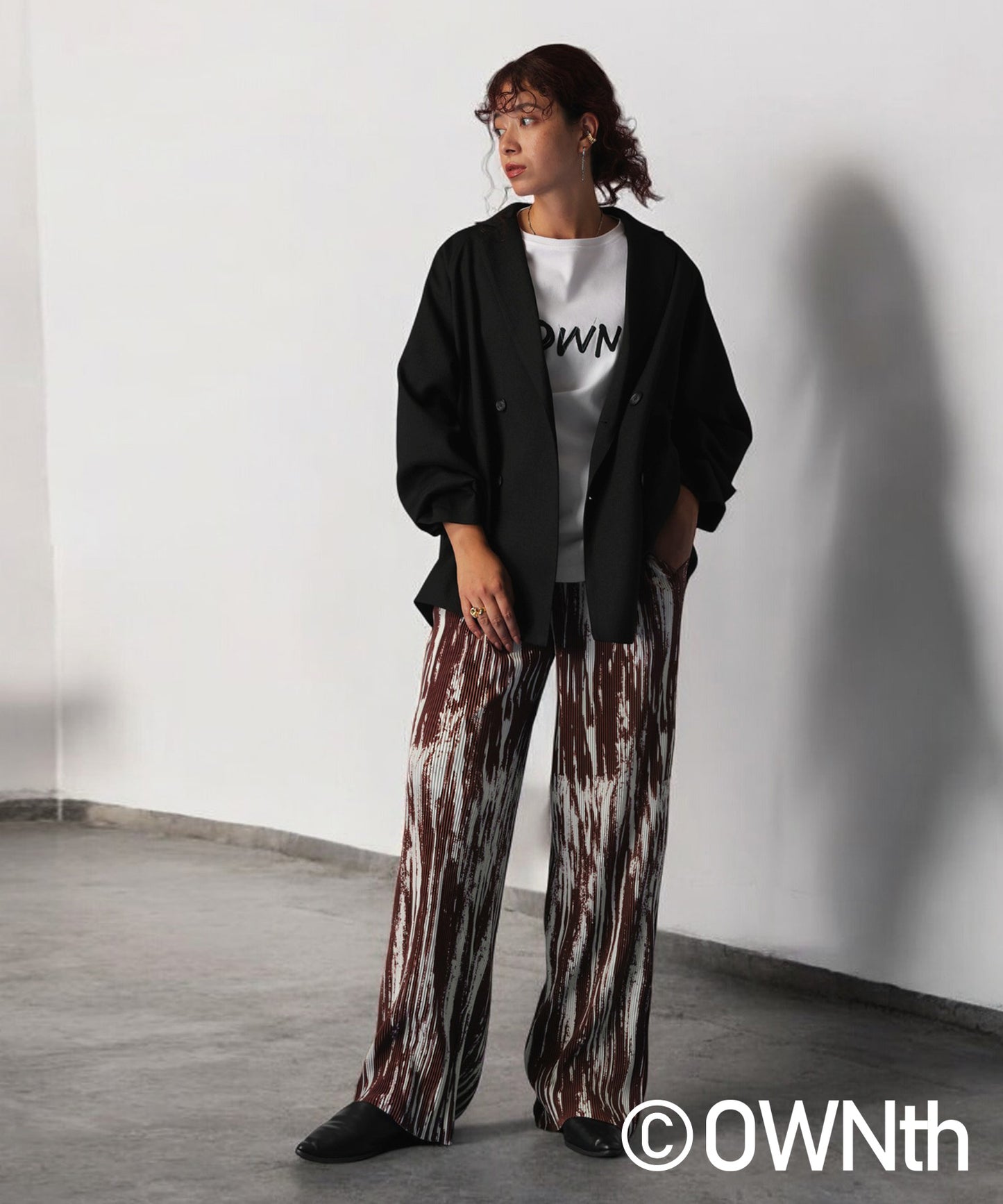 Self-Cut Pattern Pants Unisex