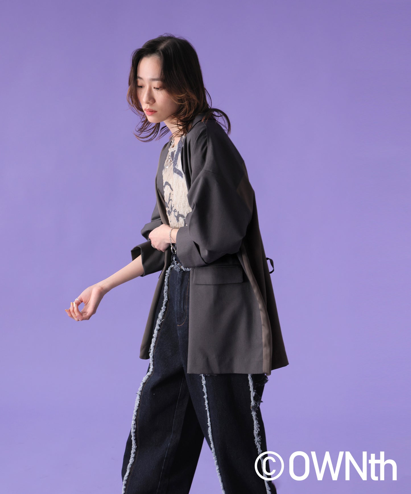 Back Design Switching Jacket