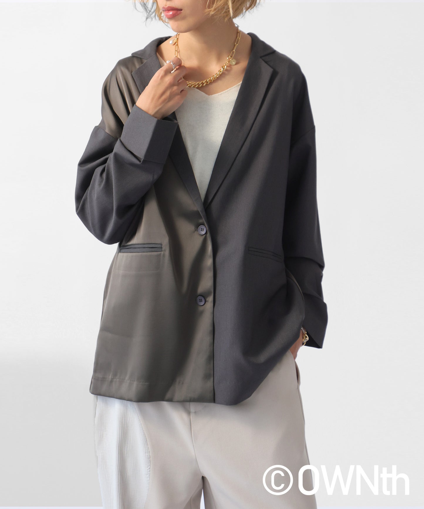 Back Design Switching Jacket