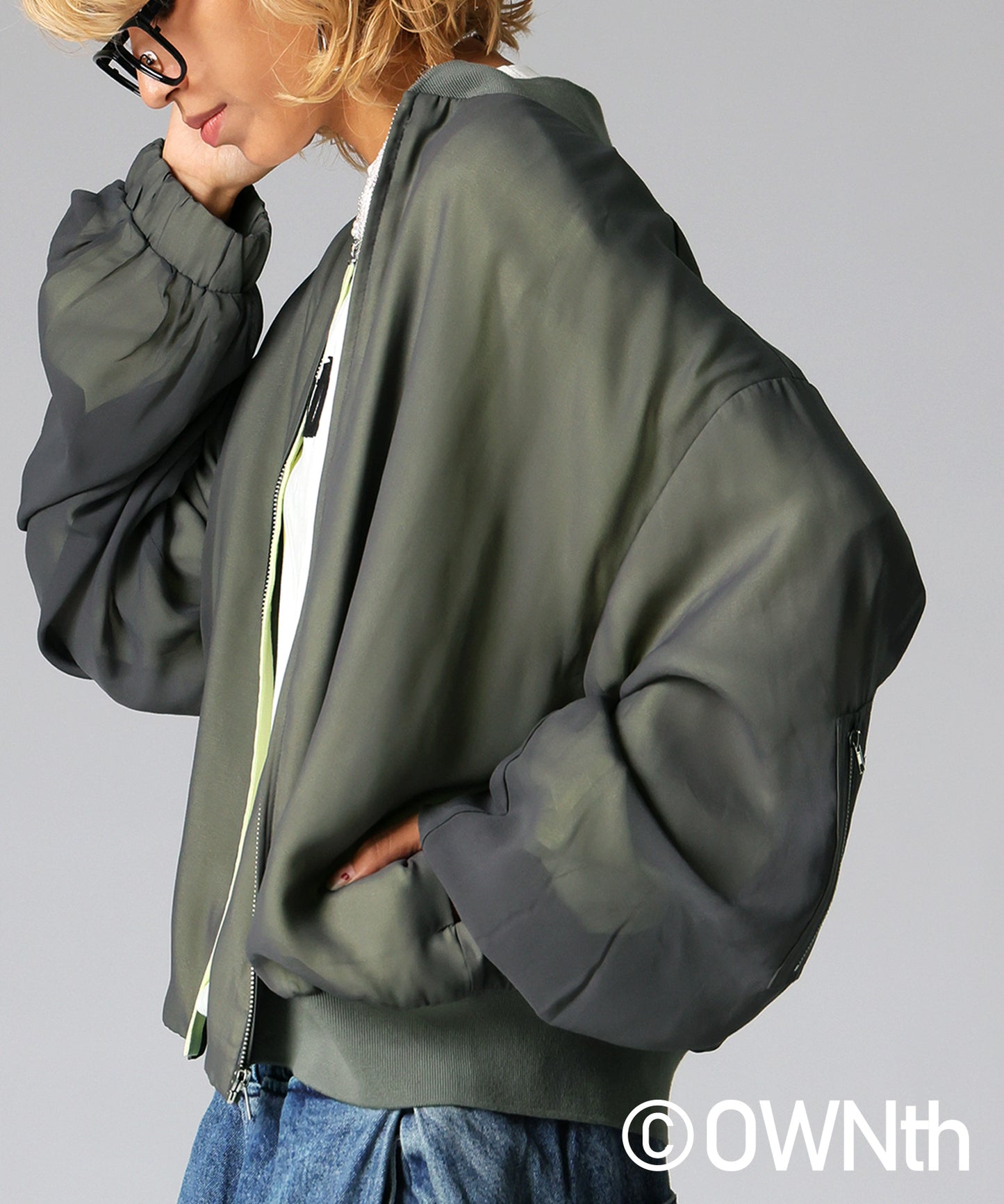 OWNth Sheer Blouson Ladies