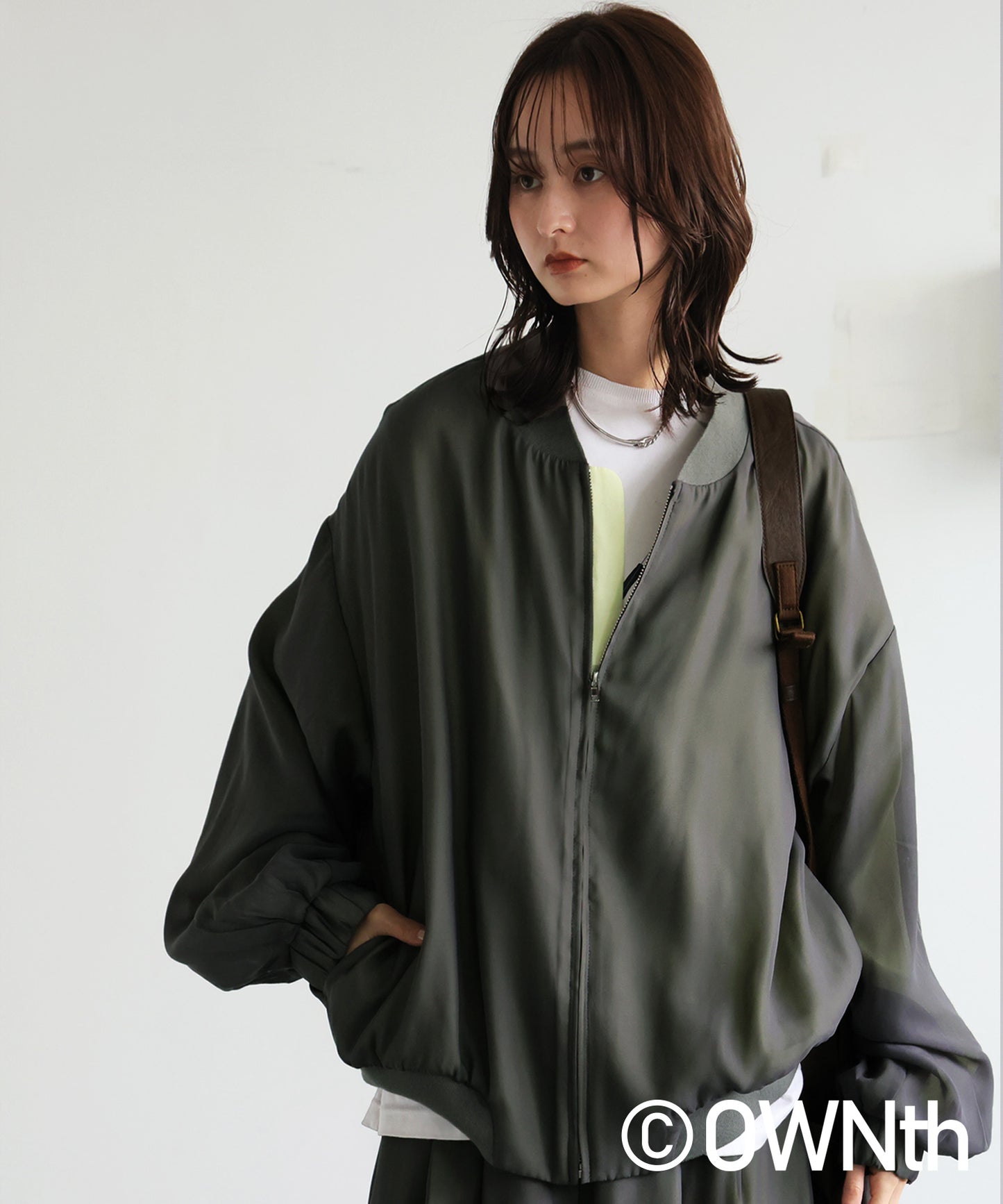 OWNth Sheer Blouson Ladies