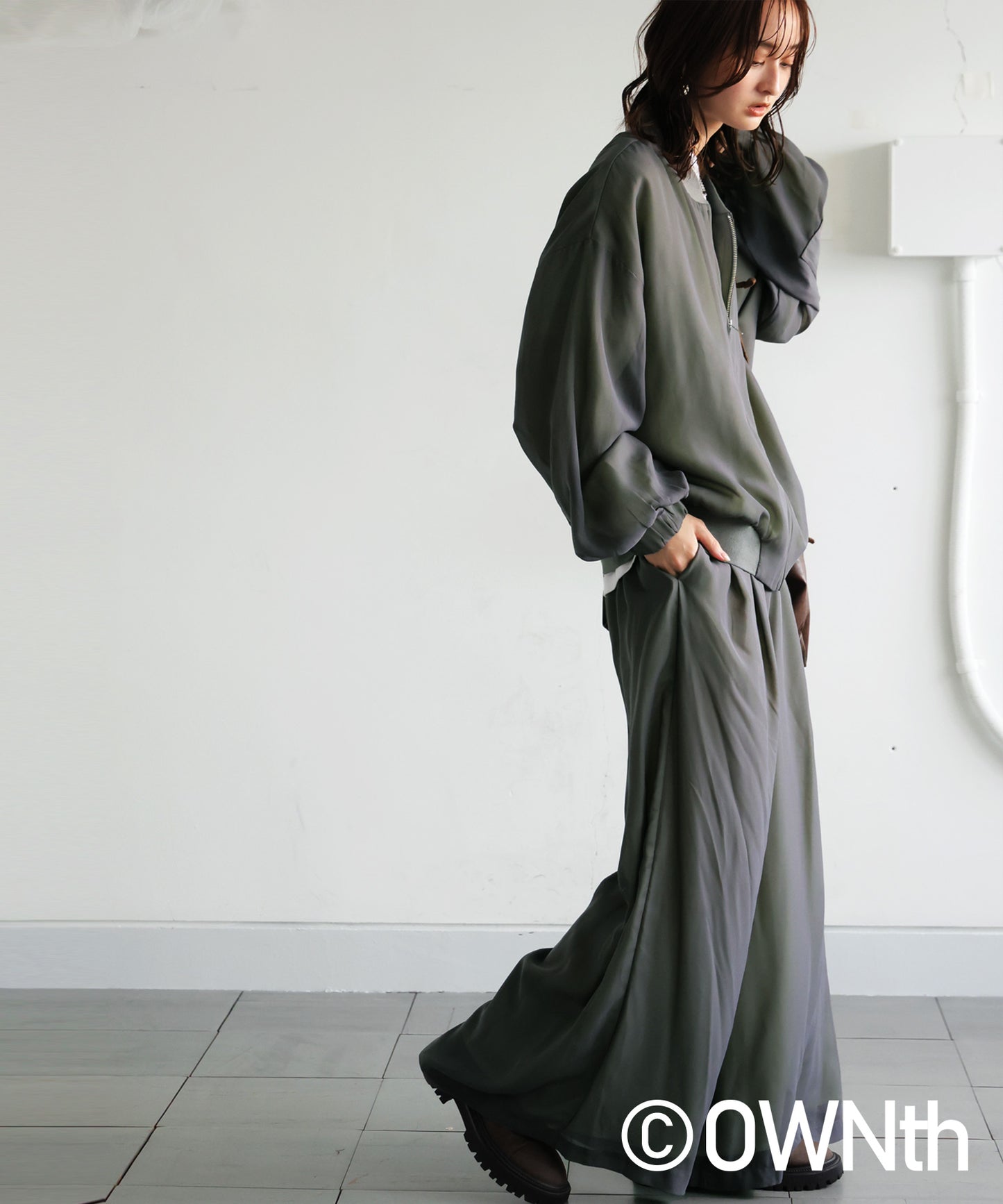 OWNth Sheer Blouson Ladies