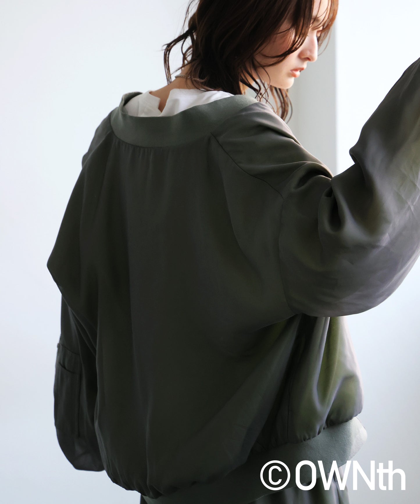 OWNth Sheer Blouson Ladies