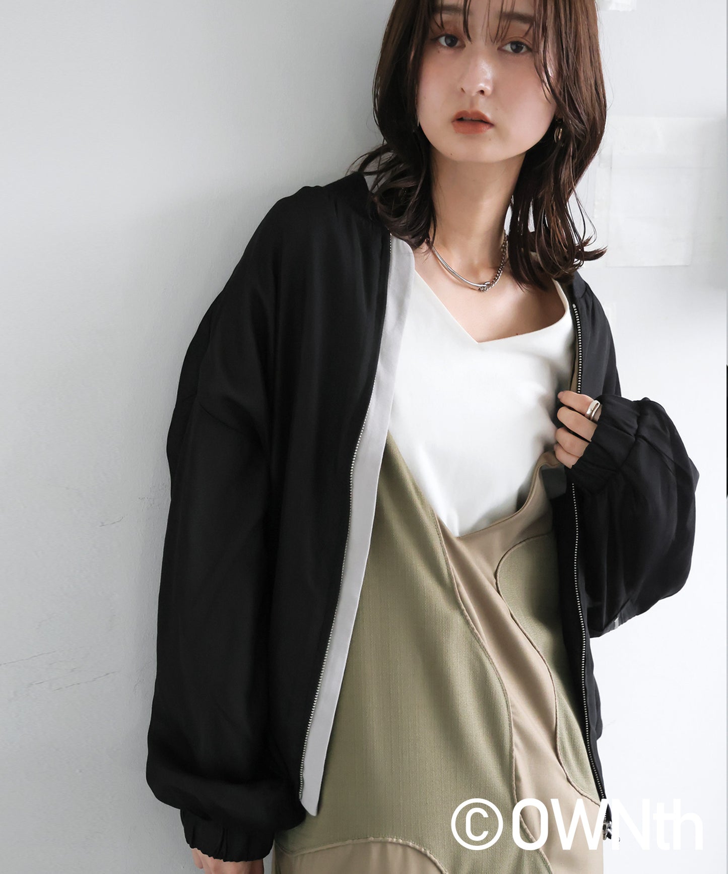 OWNth Sheer Blouson Ladies