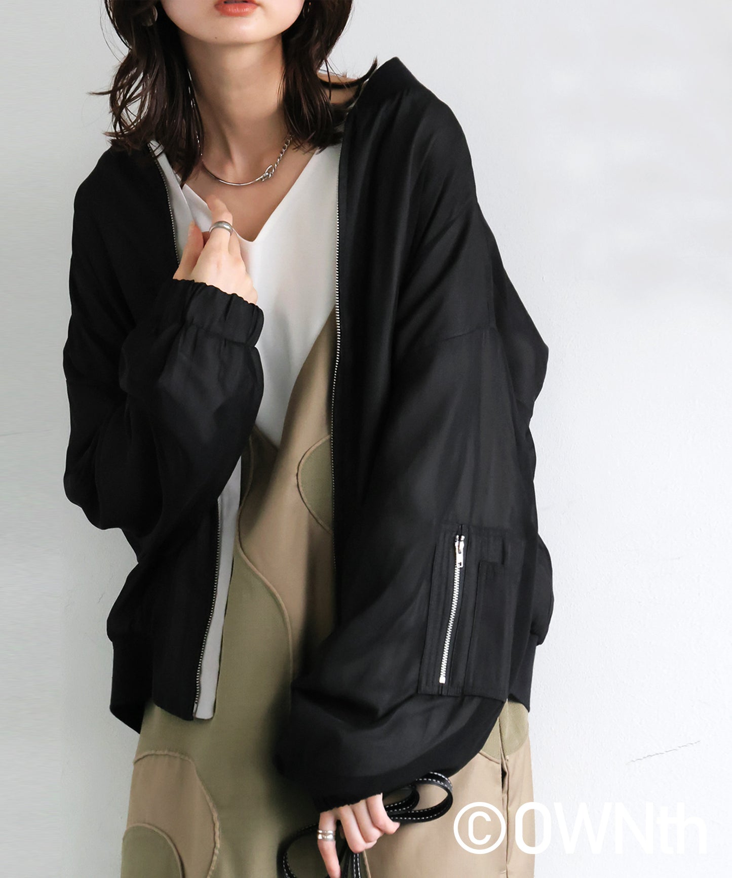 OWNth Sheer Blouson Ladies