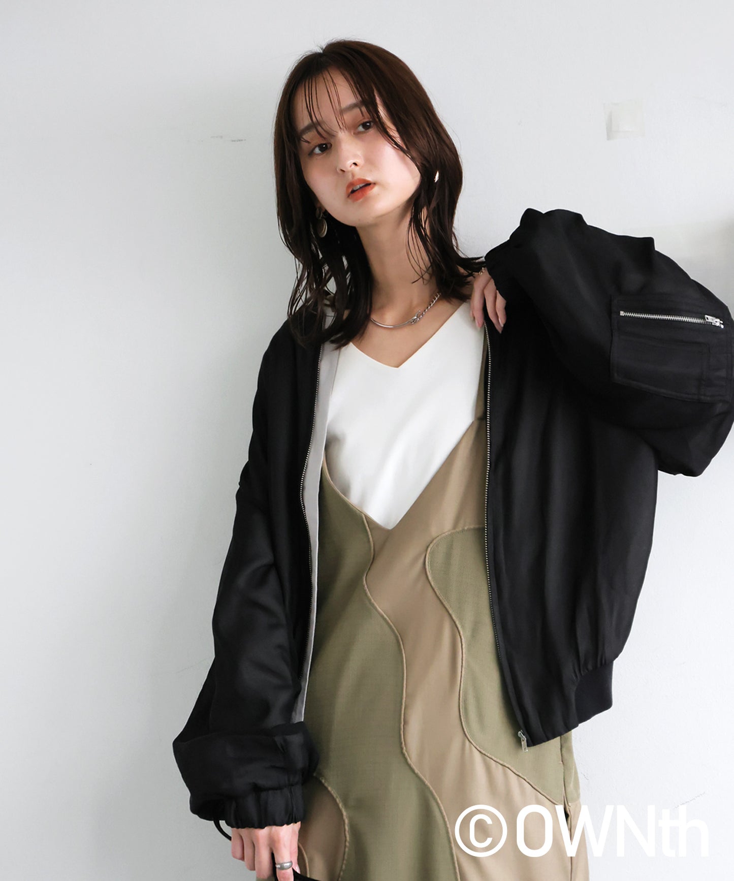 OWNth Sheer Blouson Ladies