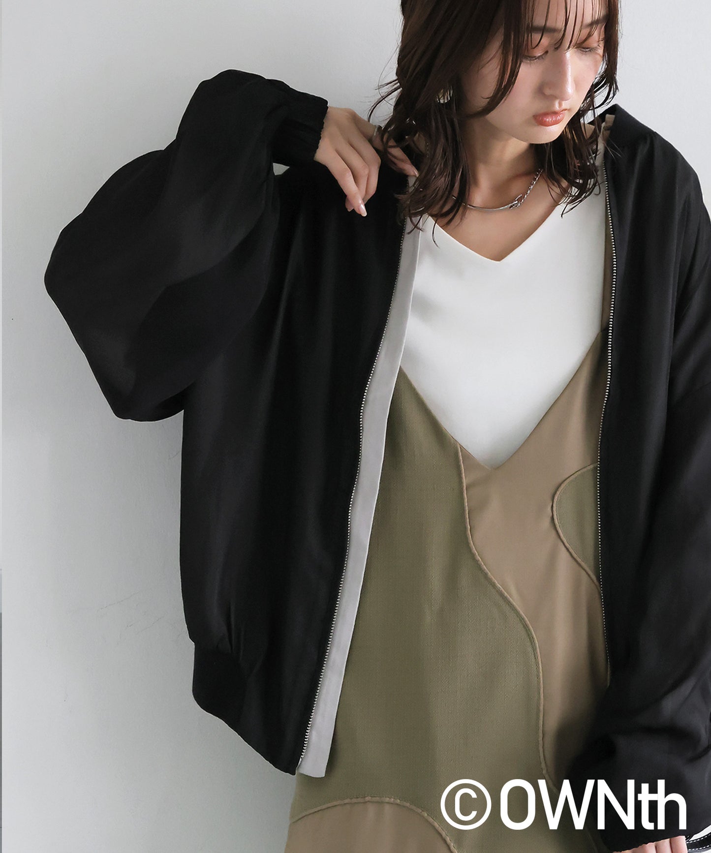 OWNth Sheer Blouson Ladies