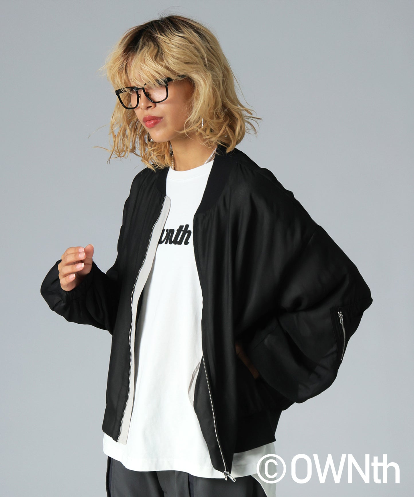 OWNth Sheer Blouson Ladies