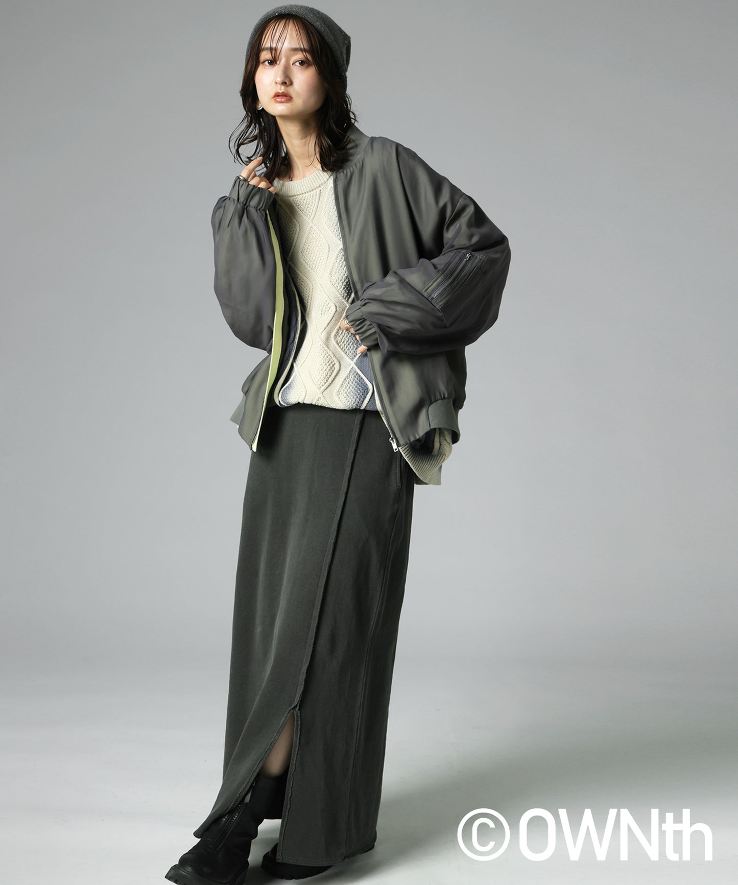 OWNth Sheer Blouson Ladies