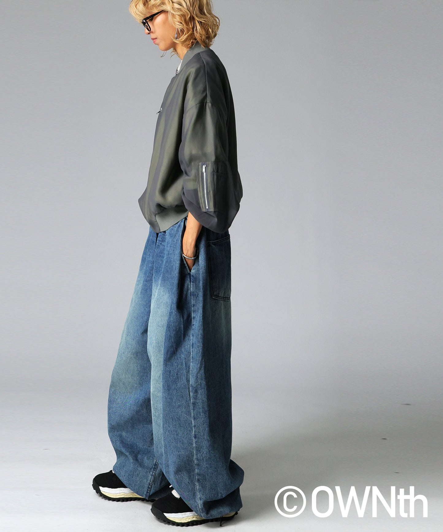 OWNth Sheer Blouson Ladies