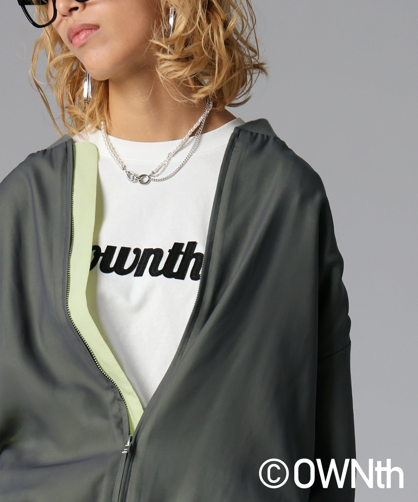 OWNth Sheer Blouson Ladies