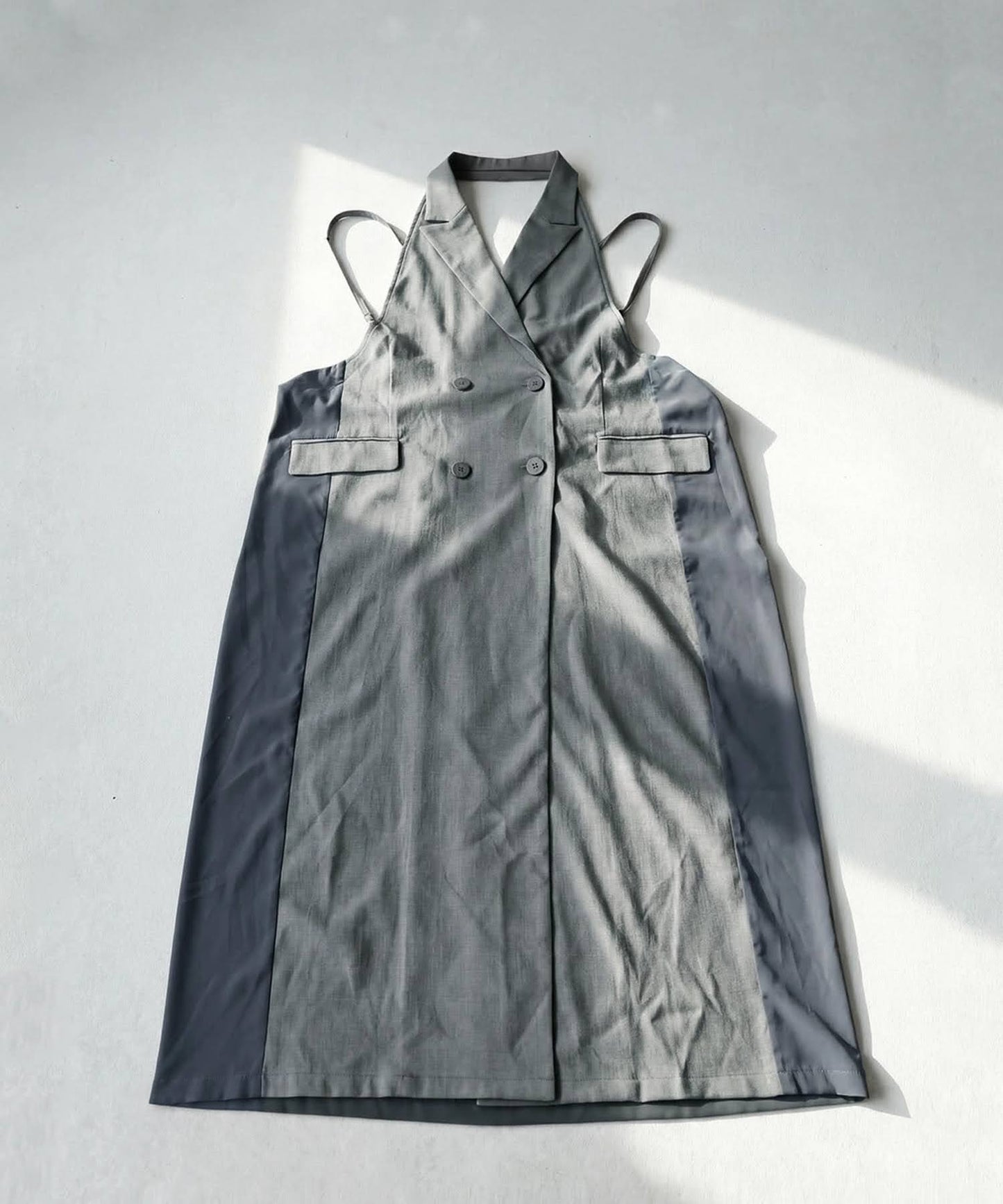 OWNth Mixed Material Camisole Dress Ladies