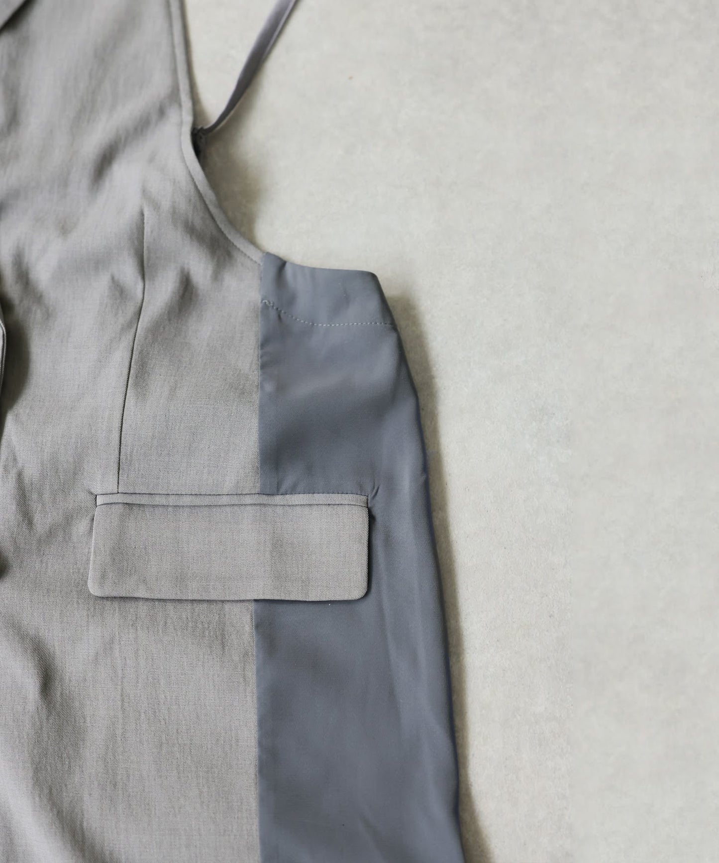 OWNth Mixed Material Camisole Dress Ladies