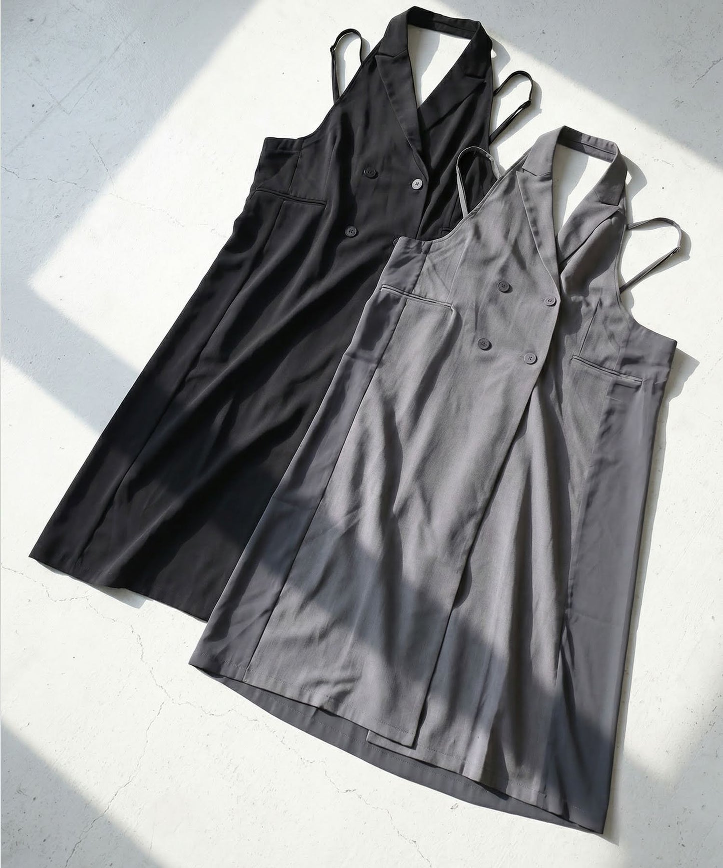 OWNth Mixed Material Camisole Dress Ladies