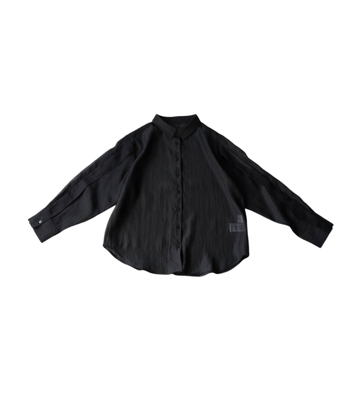 OWNth Zippered Sleeve Sheer Shirt Ladies