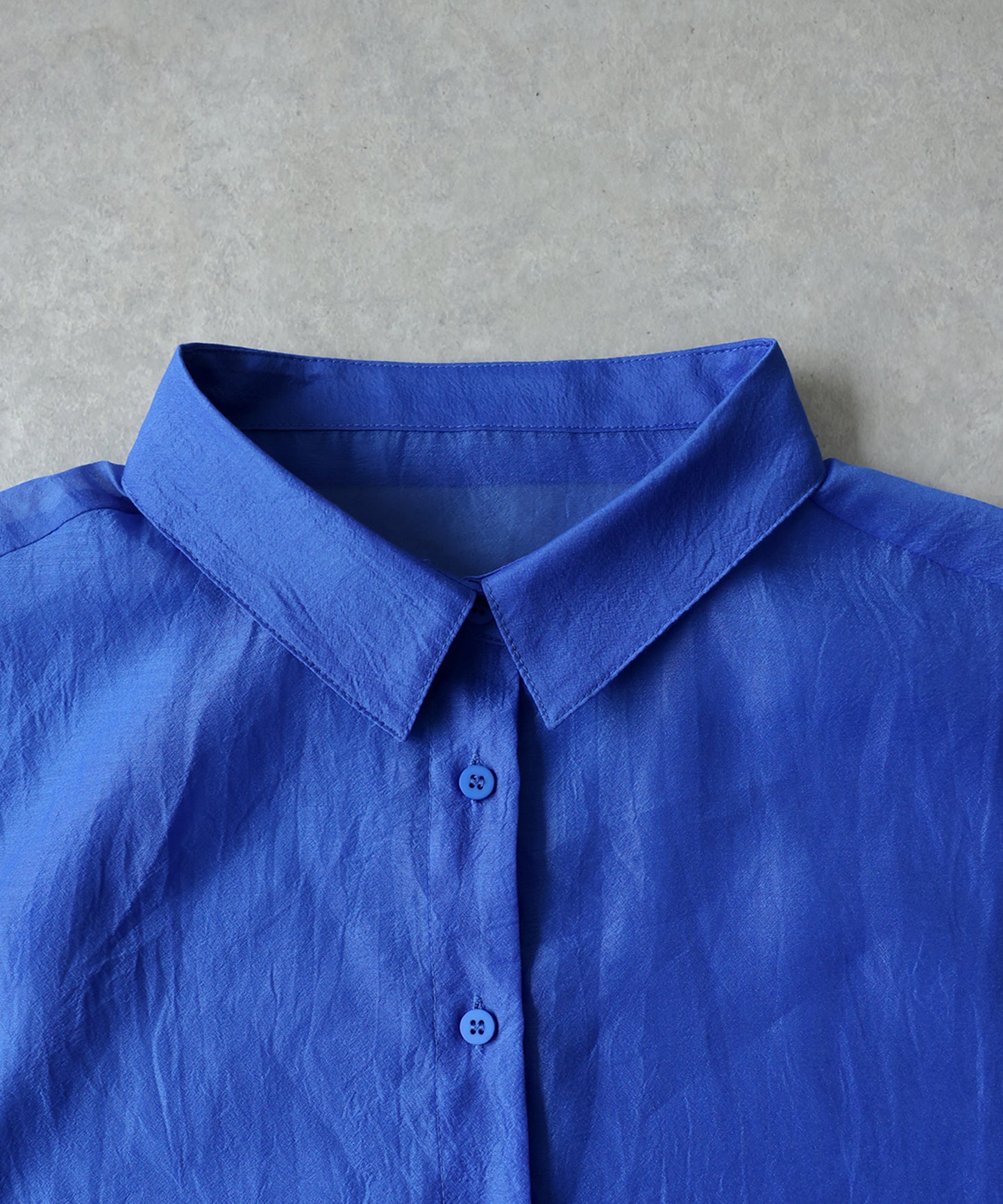 OWNth Zippered Sleeve Sheer Shirt Ladies