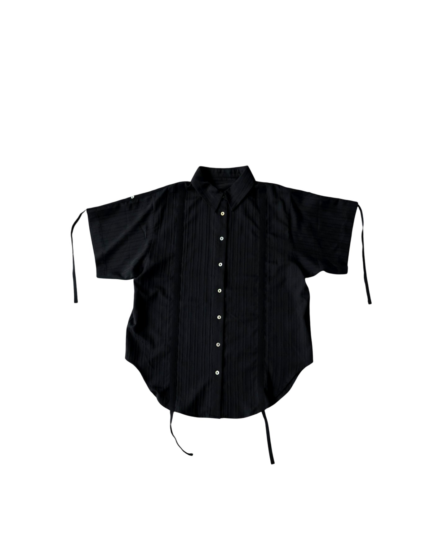 OWNth Gathered 2-Way Shirring Shirt Ladies